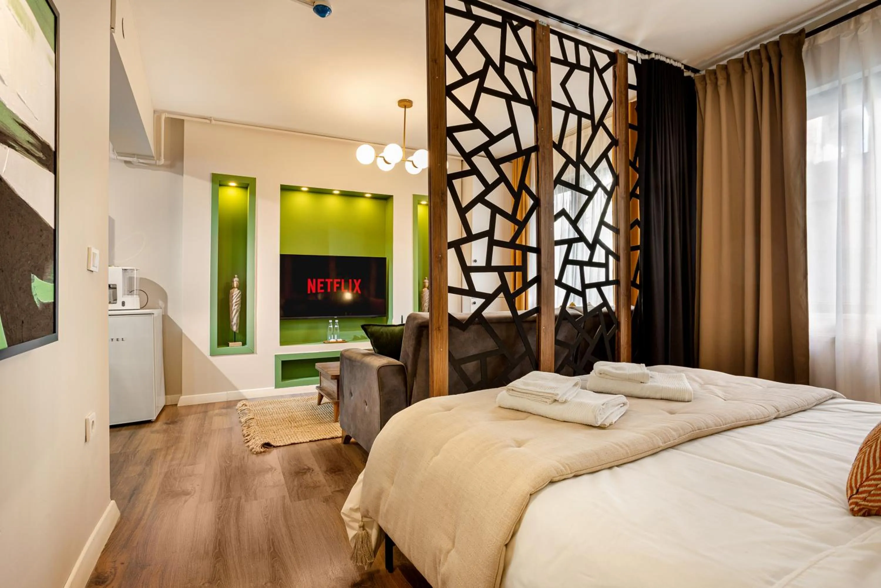 Bedroom in Port Galata Suites
