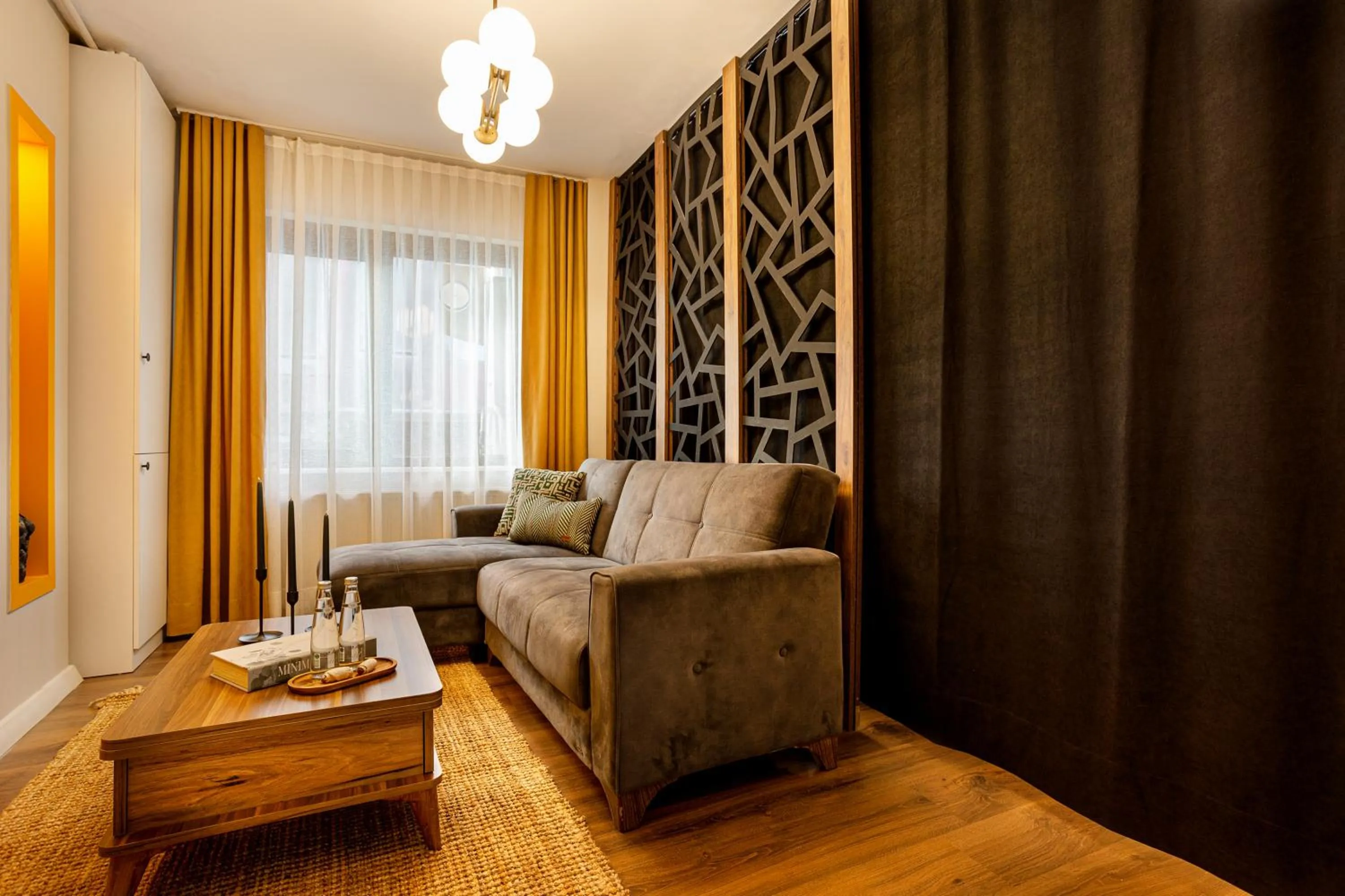 Living room in Port Galata Suites