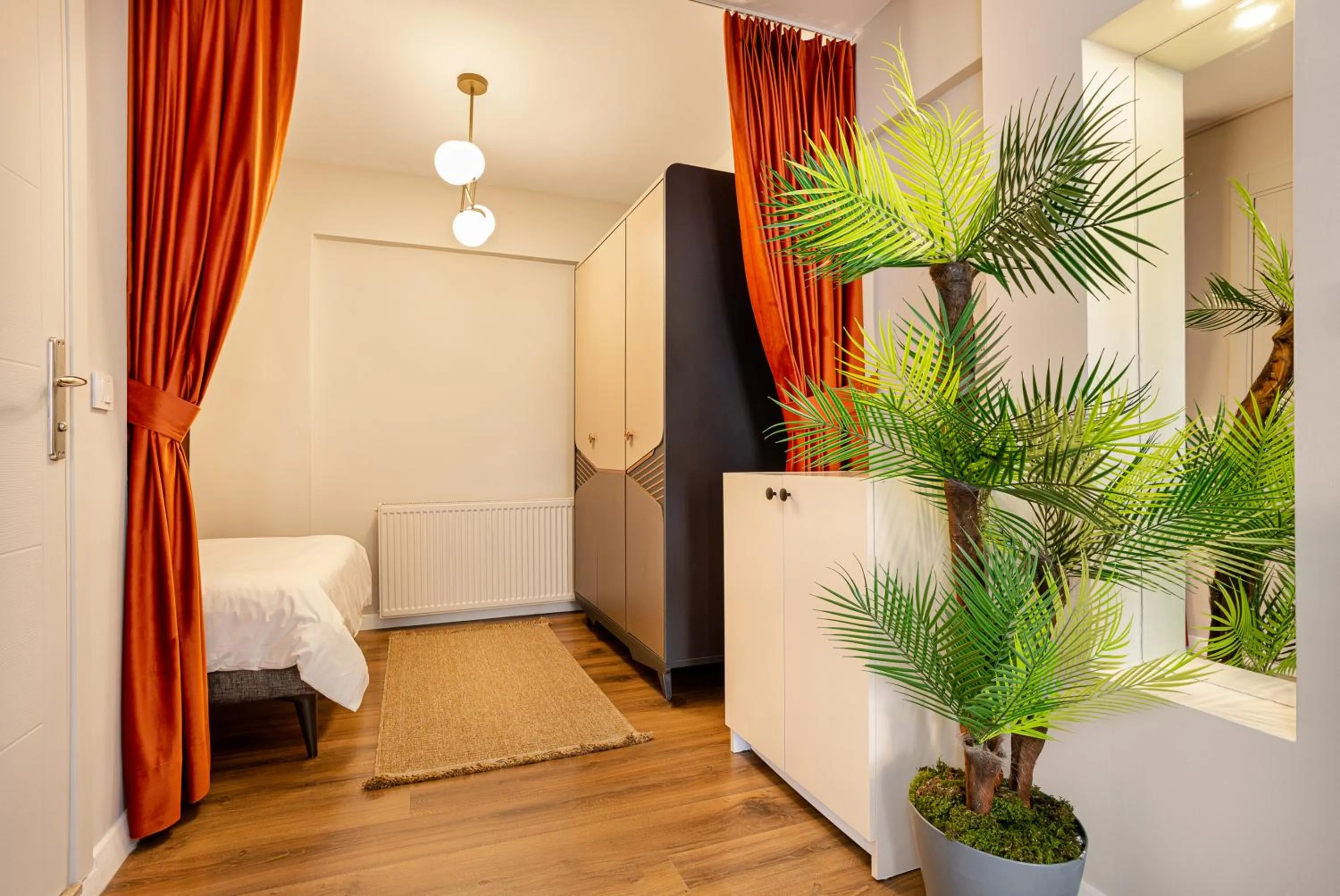 Bed in Port Galata Suites