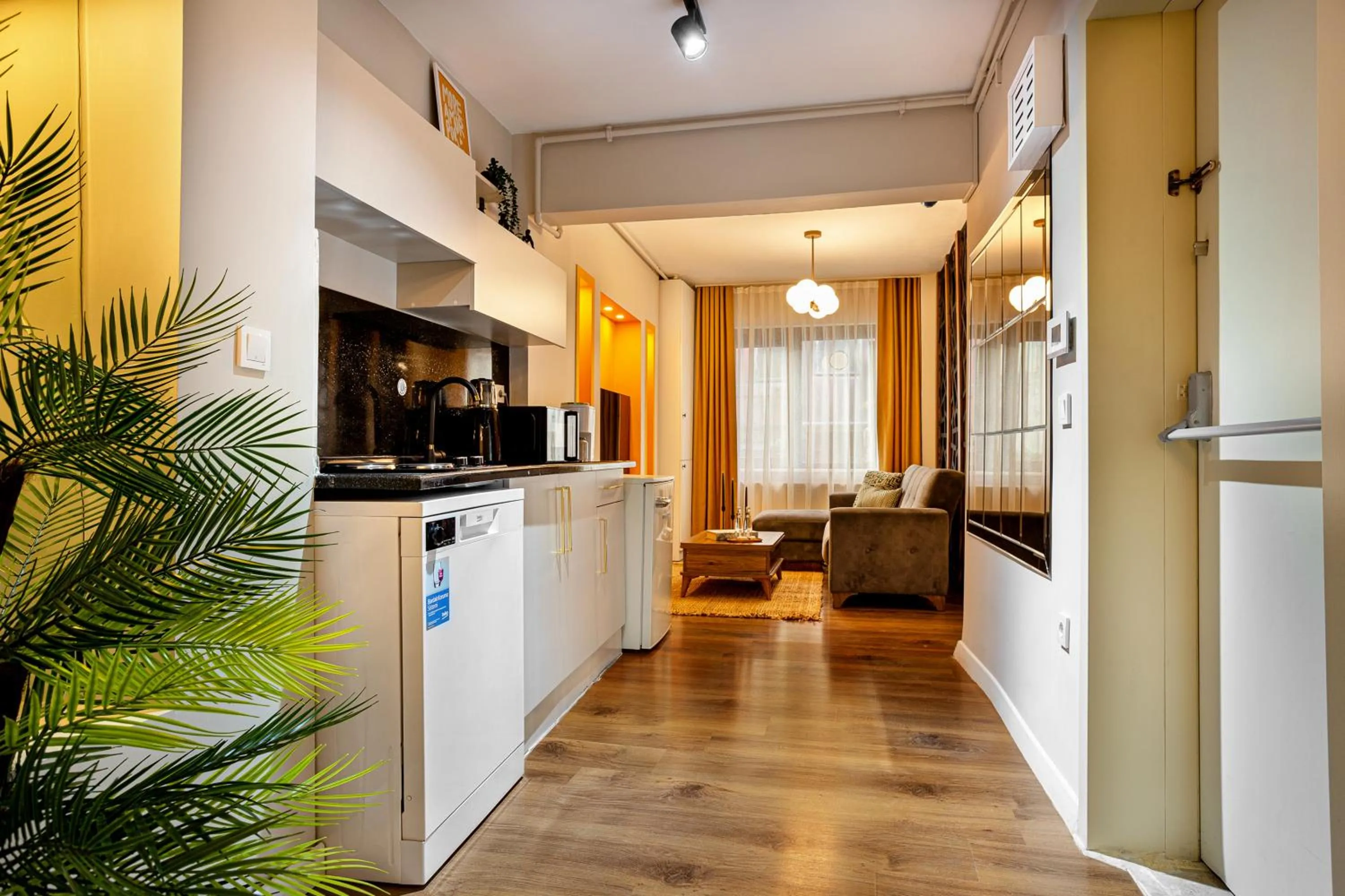 Seating area in Port Galata Suites