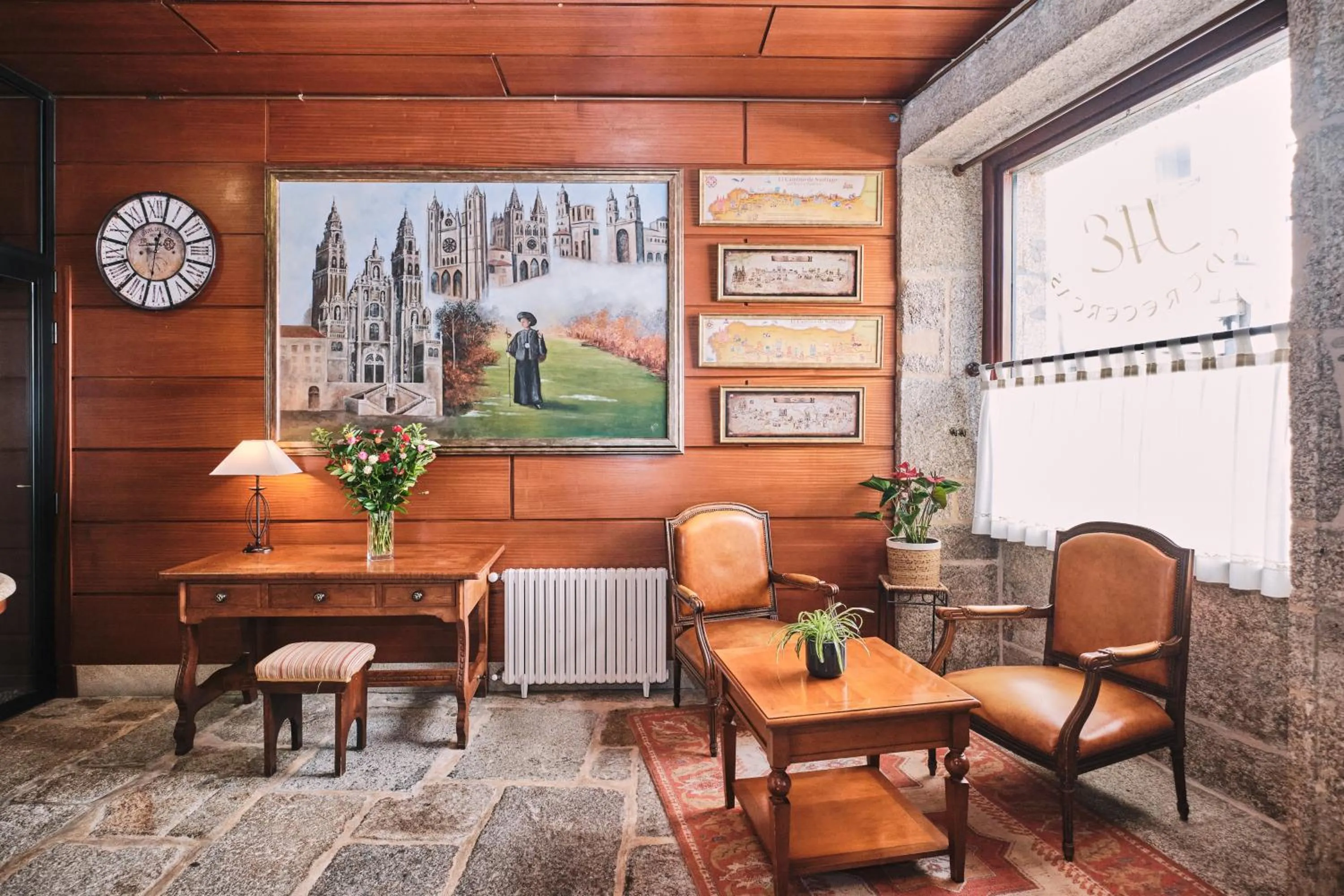 Lobby or reception in Hotel Entrecercas