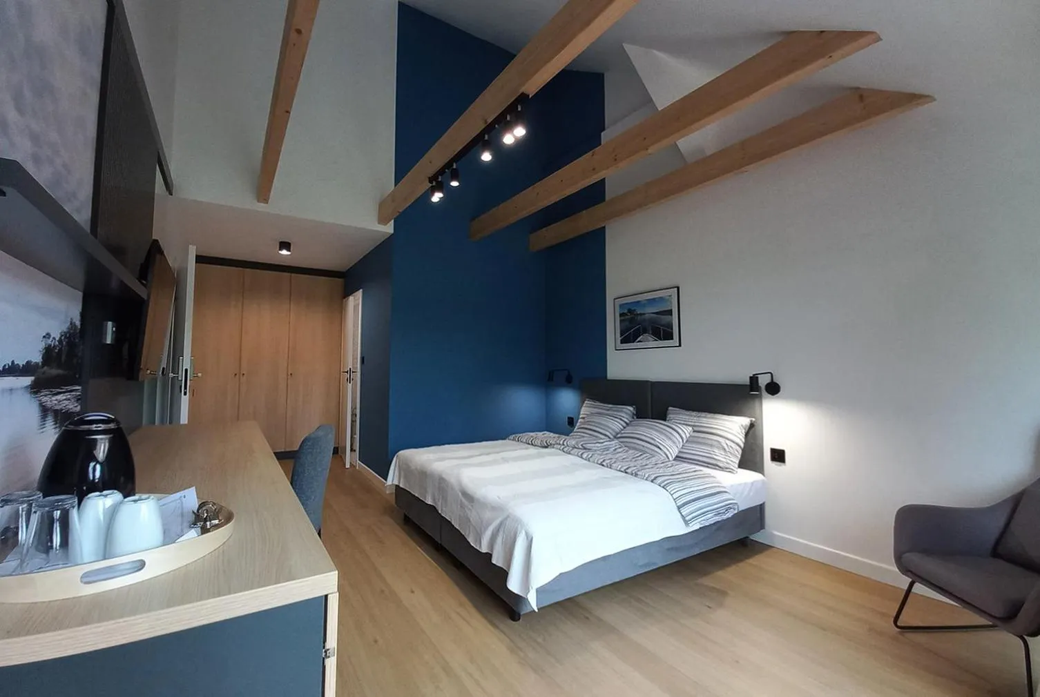 Bed in Apartamenty Między Mostami