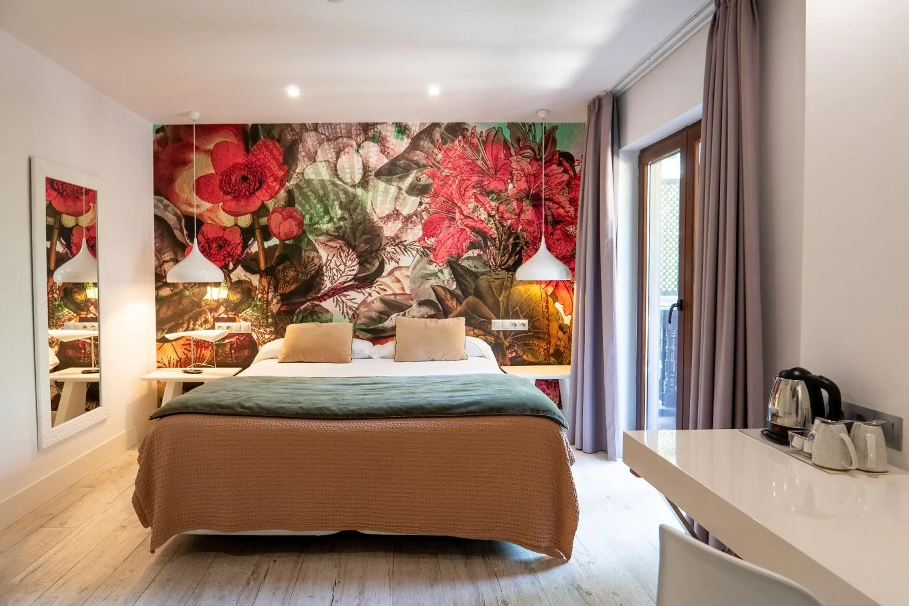 Superior Double Room with Spa Bath and Pool View in Hotel Cuevas - Adults Only Superior Double Room with Spa Bath and Pool View in Hotel Cuevas - Adults Only