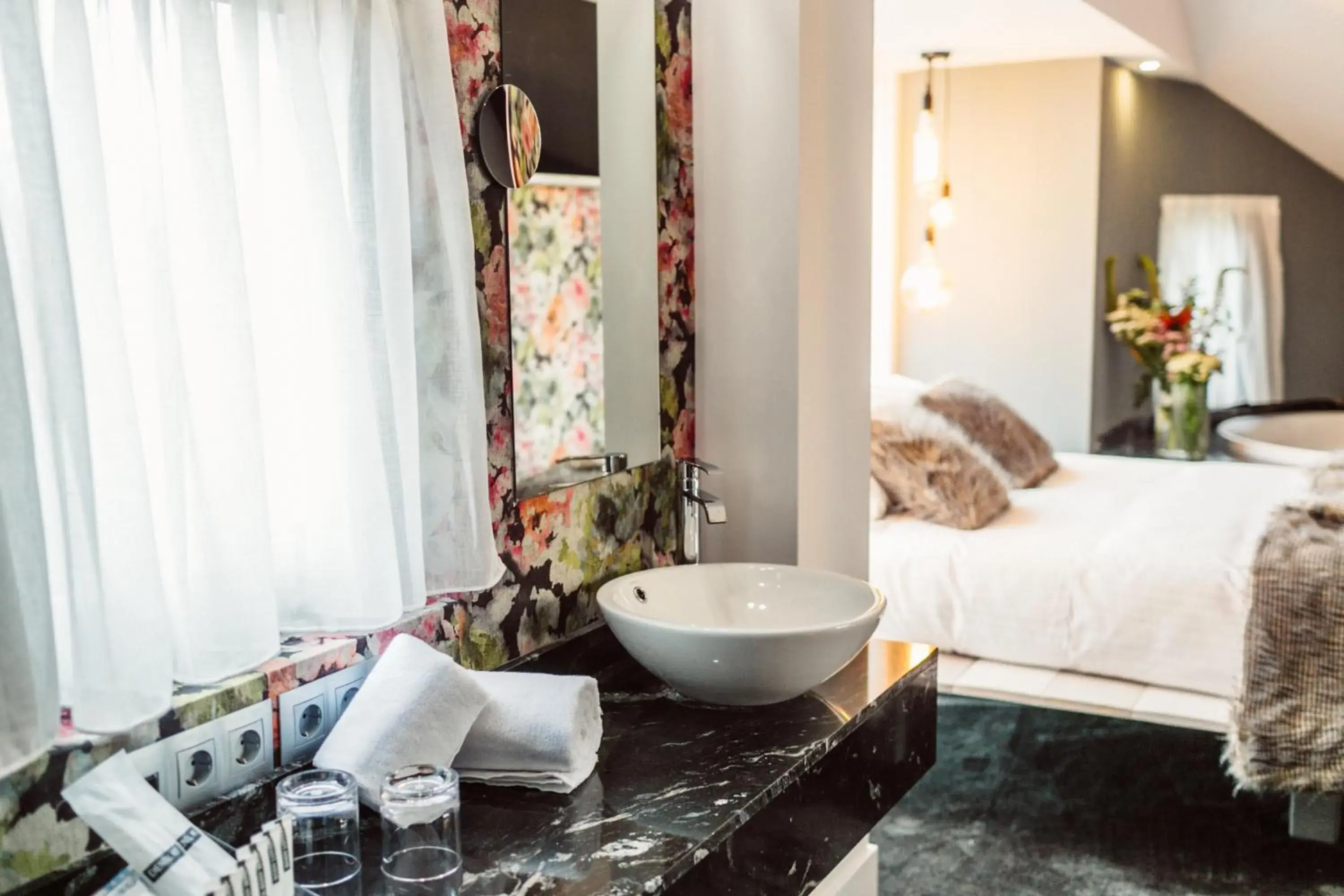 Bedroom, Bed in Hotel Cuevas - Adults Only Bedroom, Bed in Hotel Cuevas - Adults Only