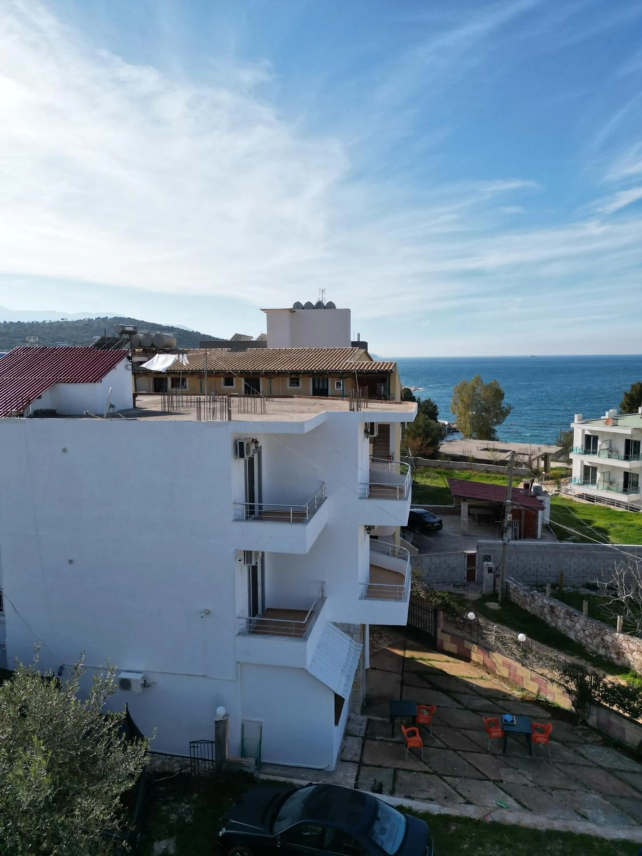 Property building in Hotel de Ksamil