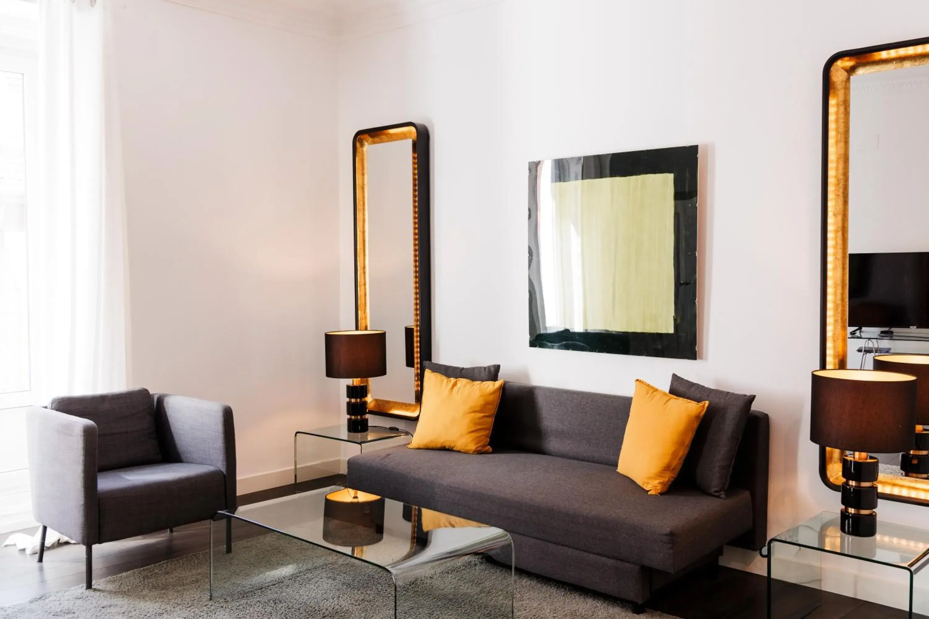 Living room in Suite Prado Living room in Suite Prado