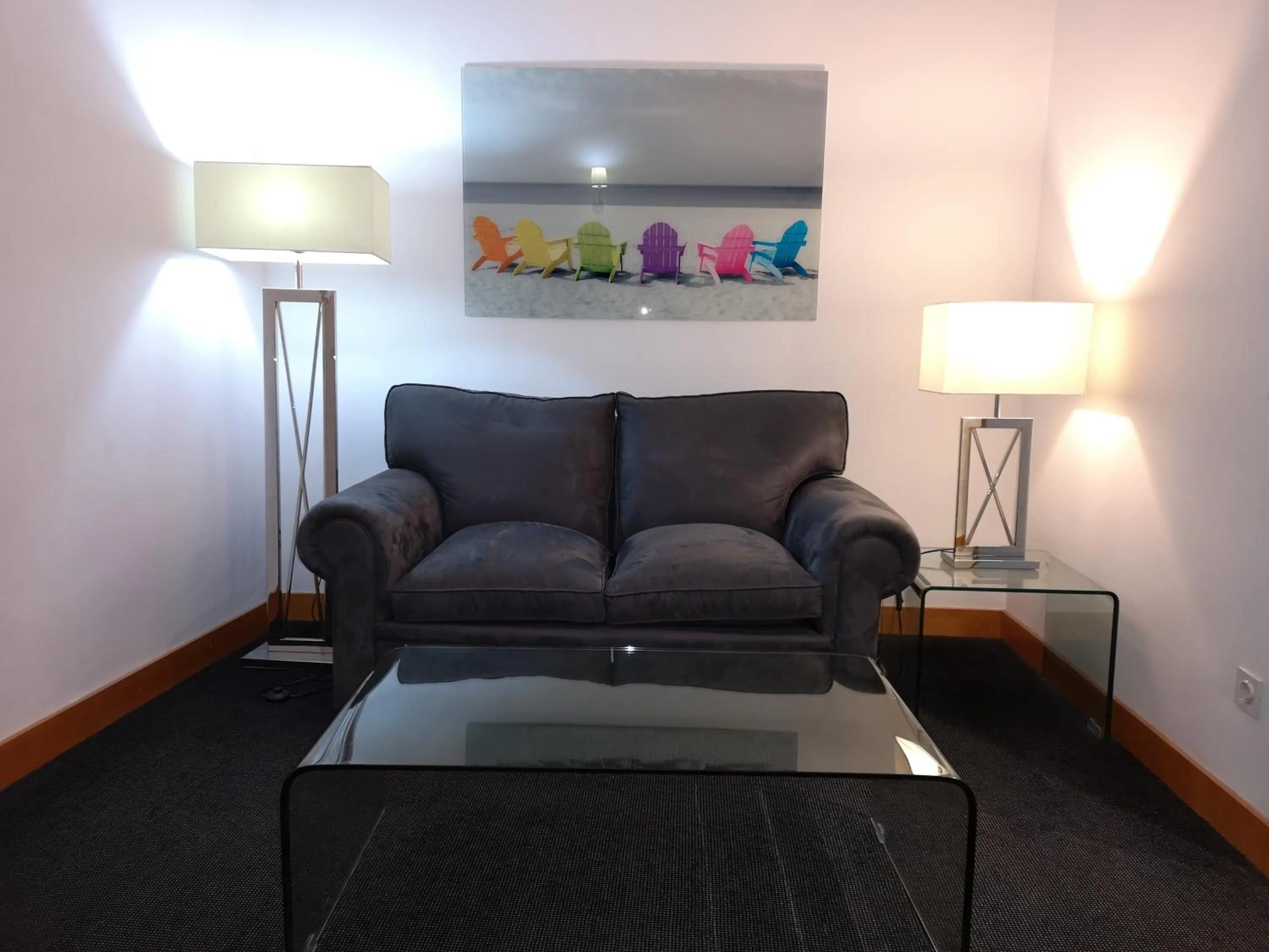 Living room in Suite Prado