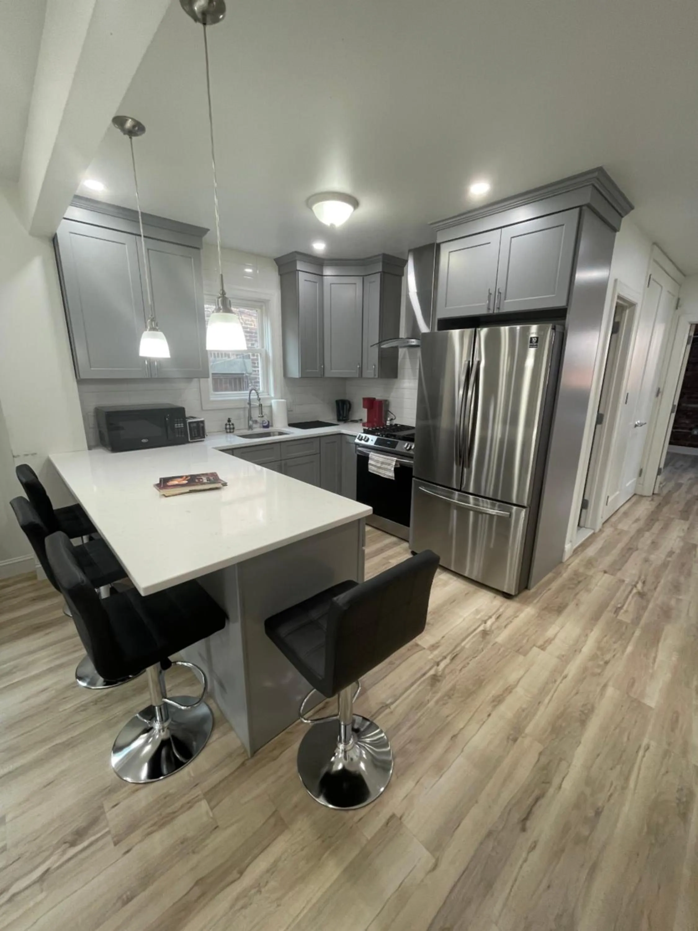 Kitchen or kitchenette in Modern Luxury Apartment near NYC