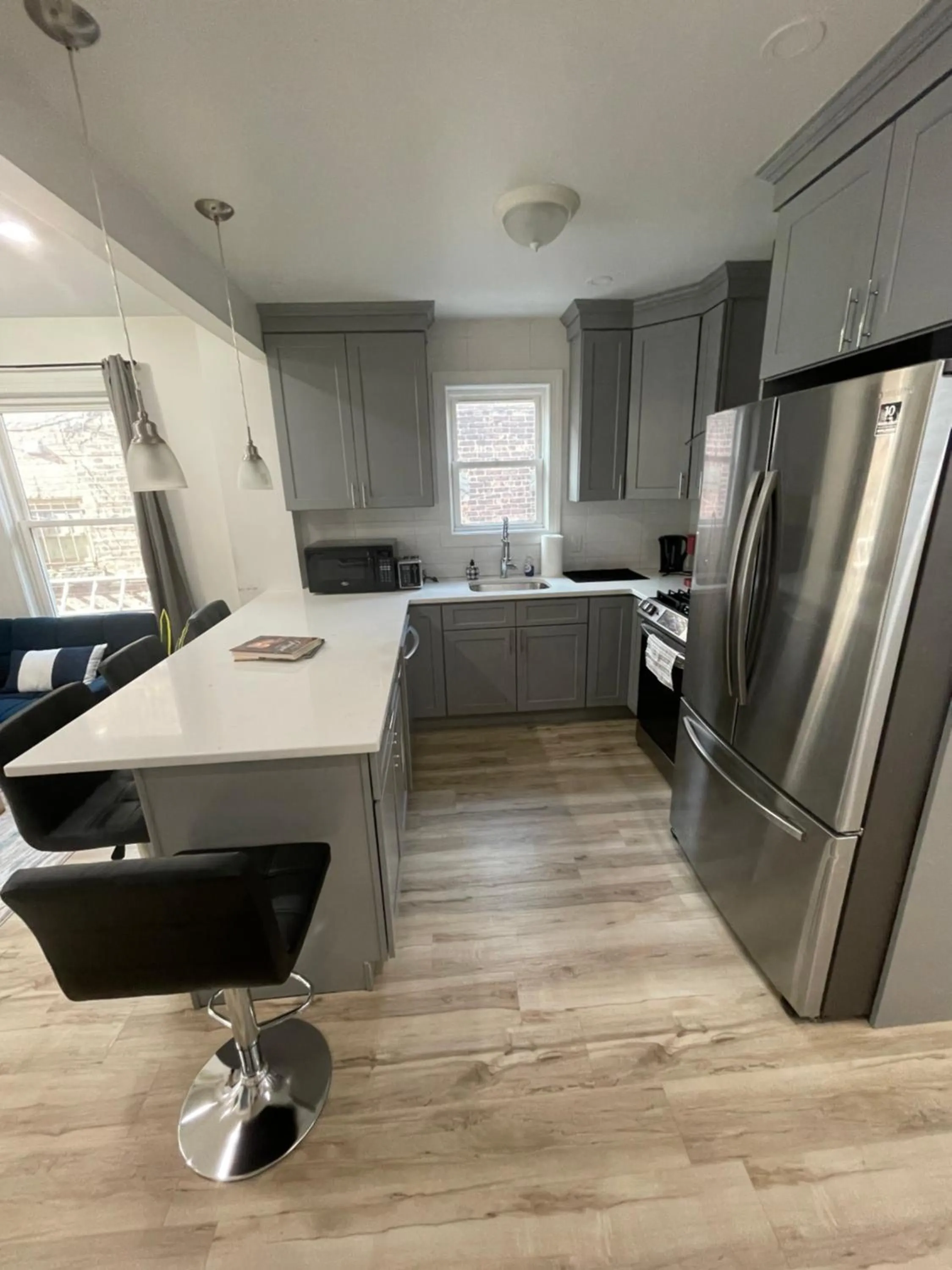 Kitchen or kitchenette in Modern Luxury Apartment near NYC