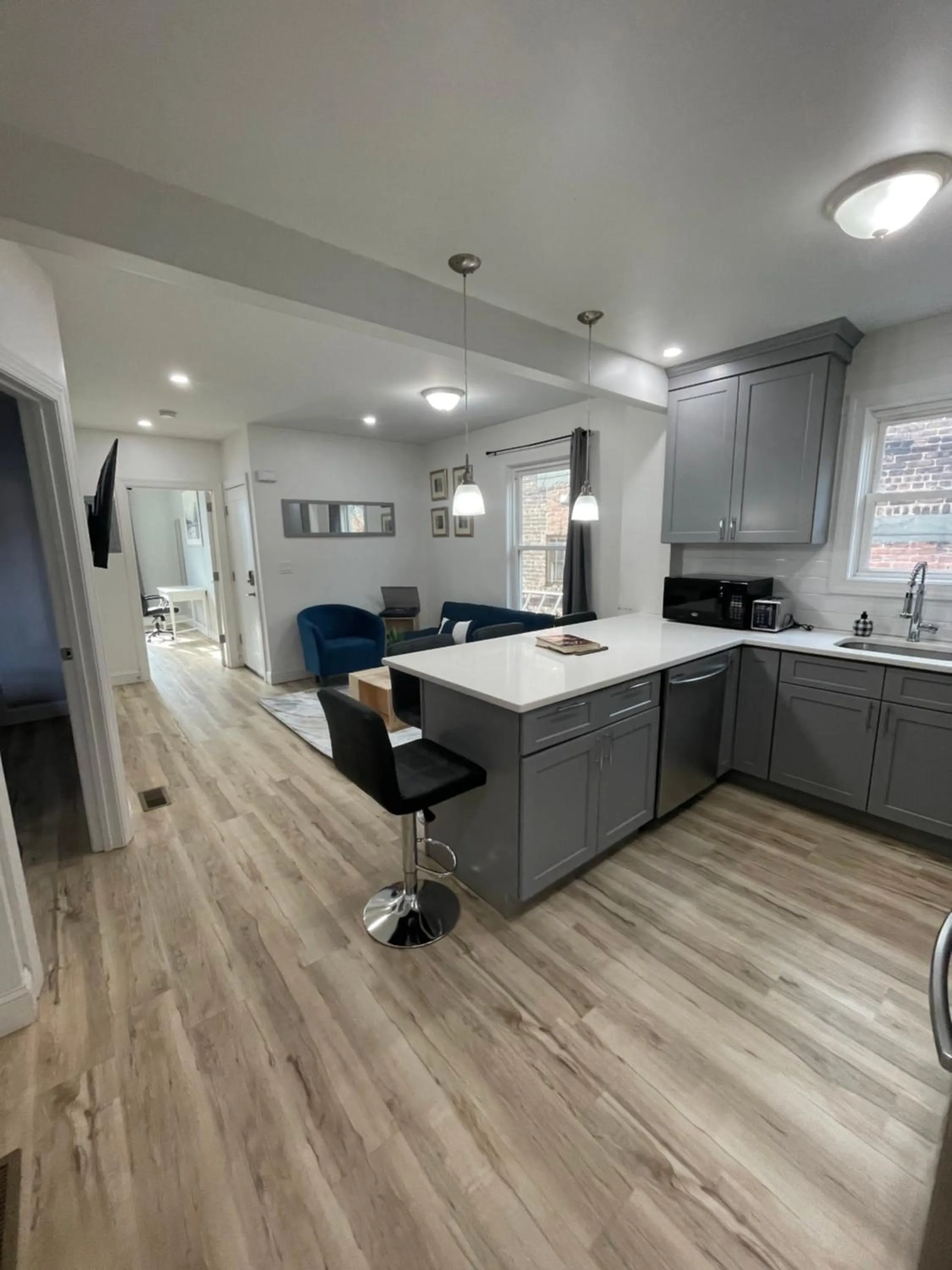 Kitchen or kitchenette in Modern Luxury Apartment near NYC