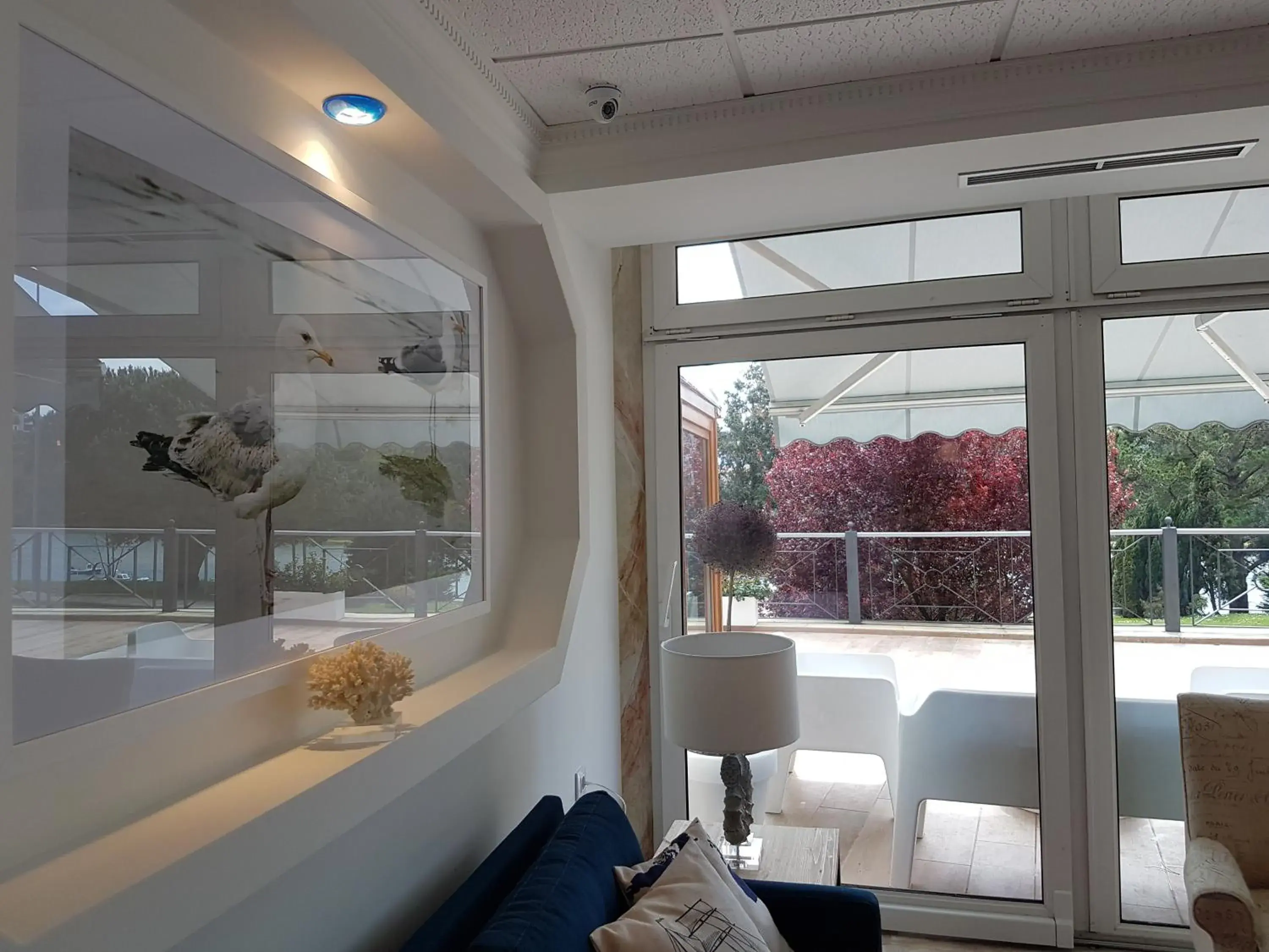 Lobby or reception in Hotel Faro de San Vicente Lobby or reception in Hotel Faro de San Vicente