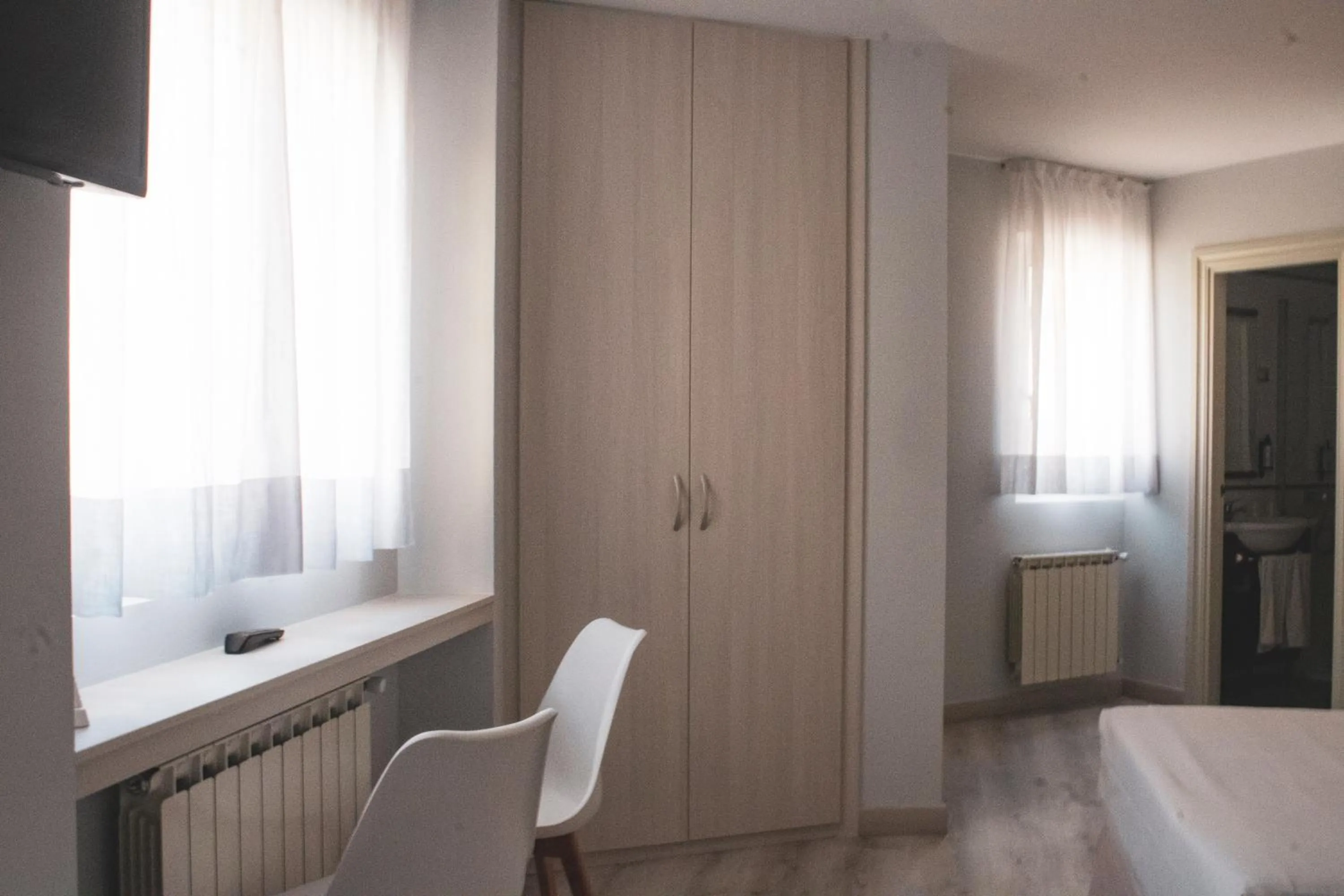 Bed in Hotel Faro de San Vicente