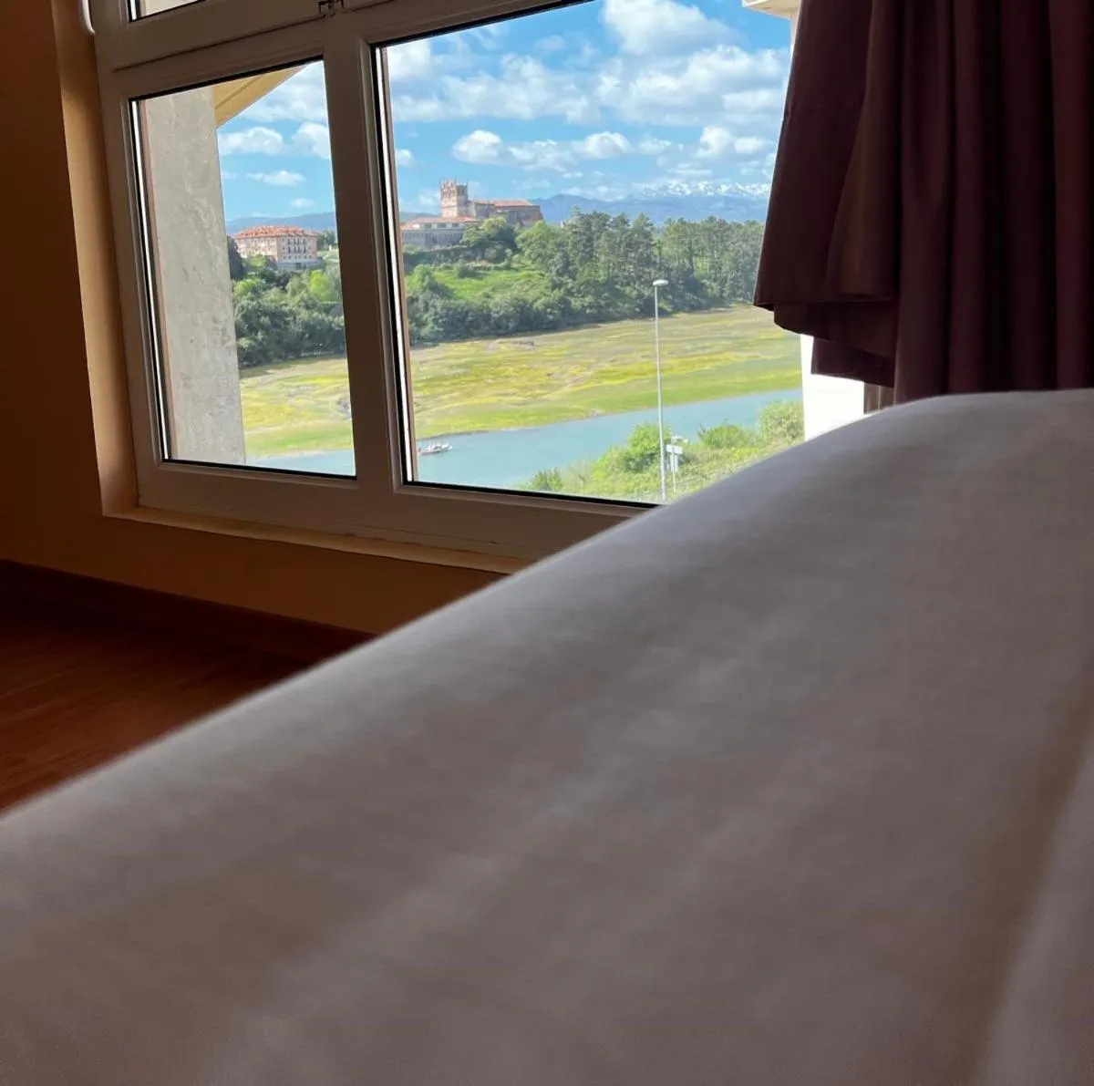 Bed in Hotel Faro de San Vicente