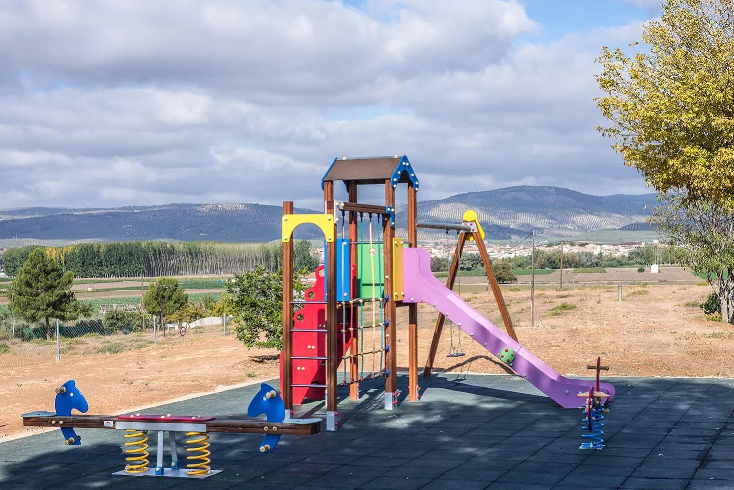 Children play ground in Cortijo De Tajar