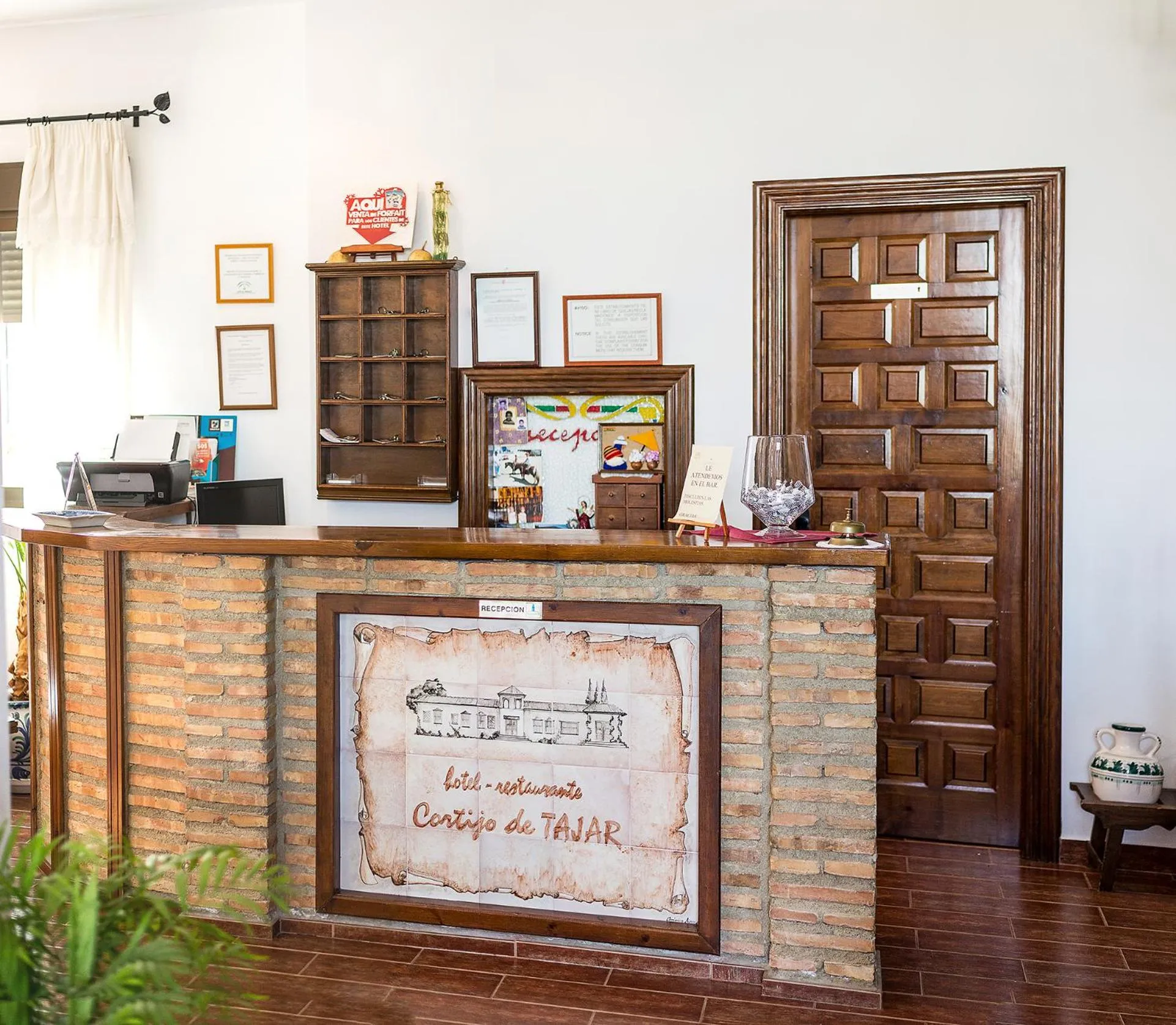 Lobby or reception in Cortijo De Tajar