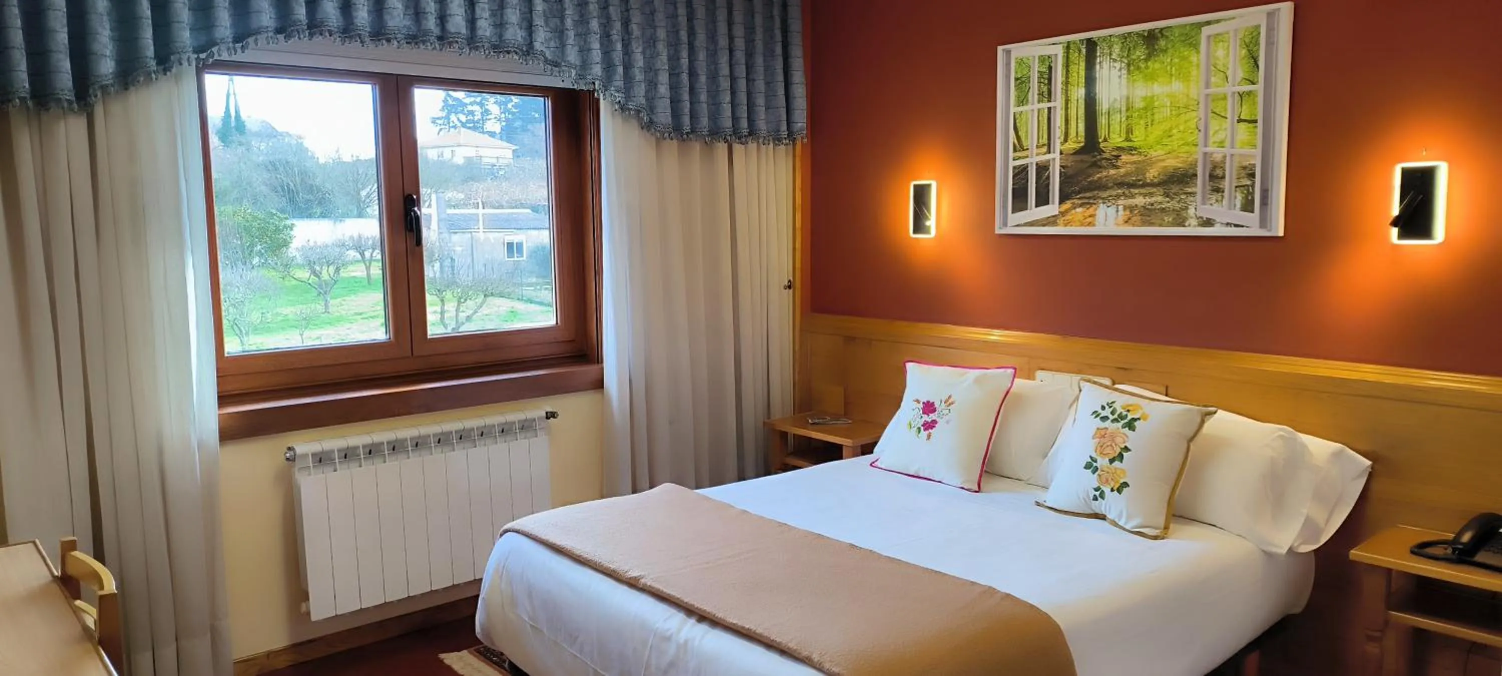 Bed in Hotel A Marisqueira I Aeropuerto A Coruña