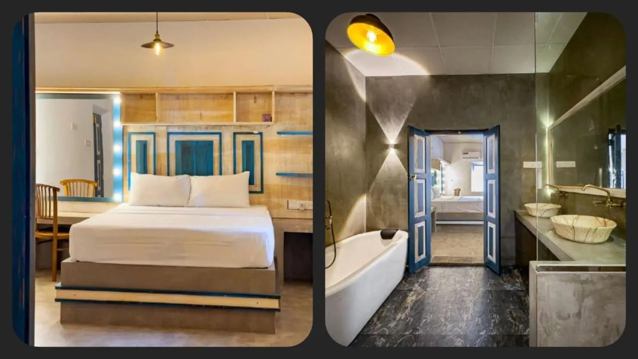 Bed in Ivy Cottage Ahangama