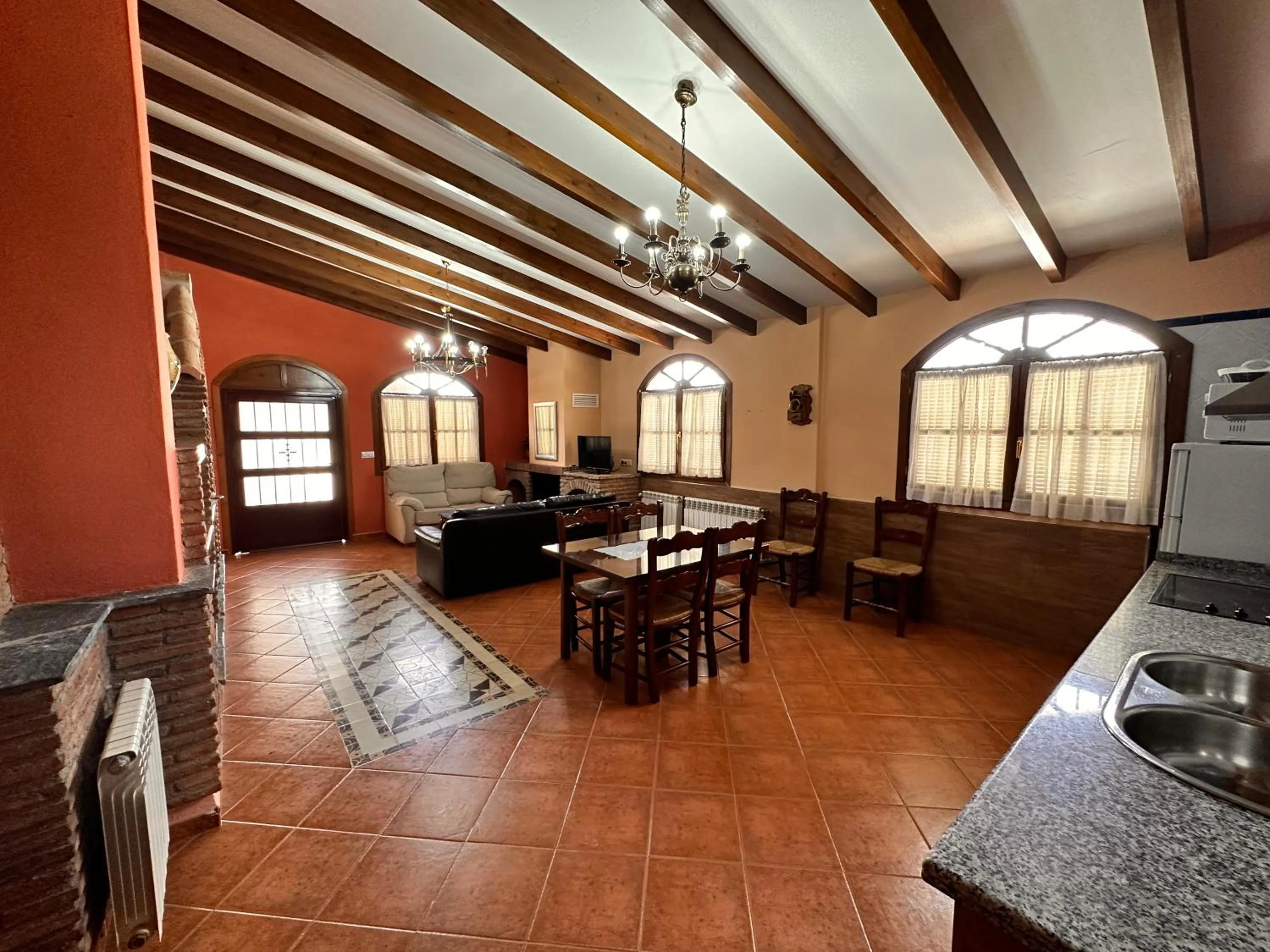 Living room in Cuevas La Granja