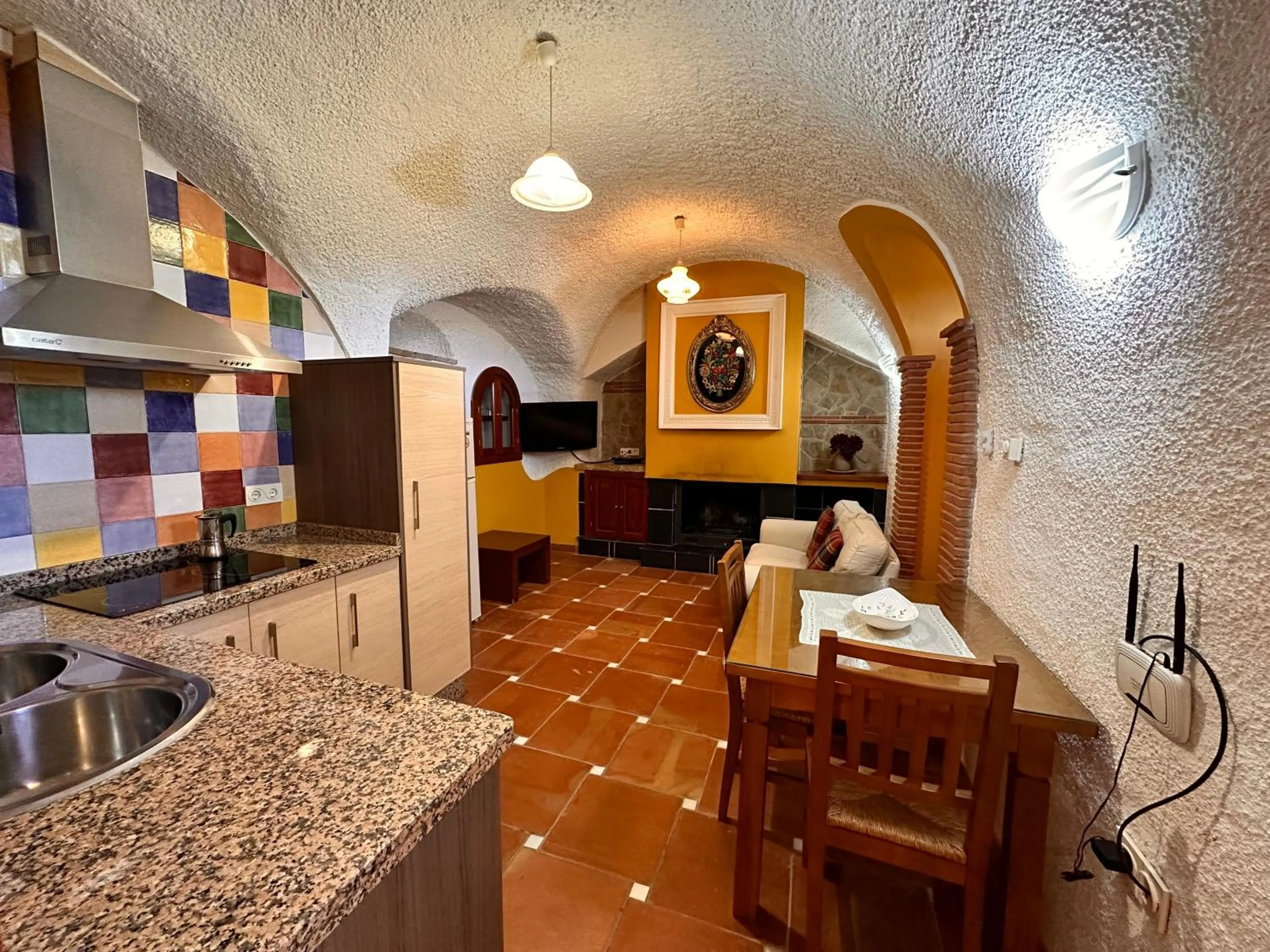 Kitchen or kitchenette in Cuevas La Granja