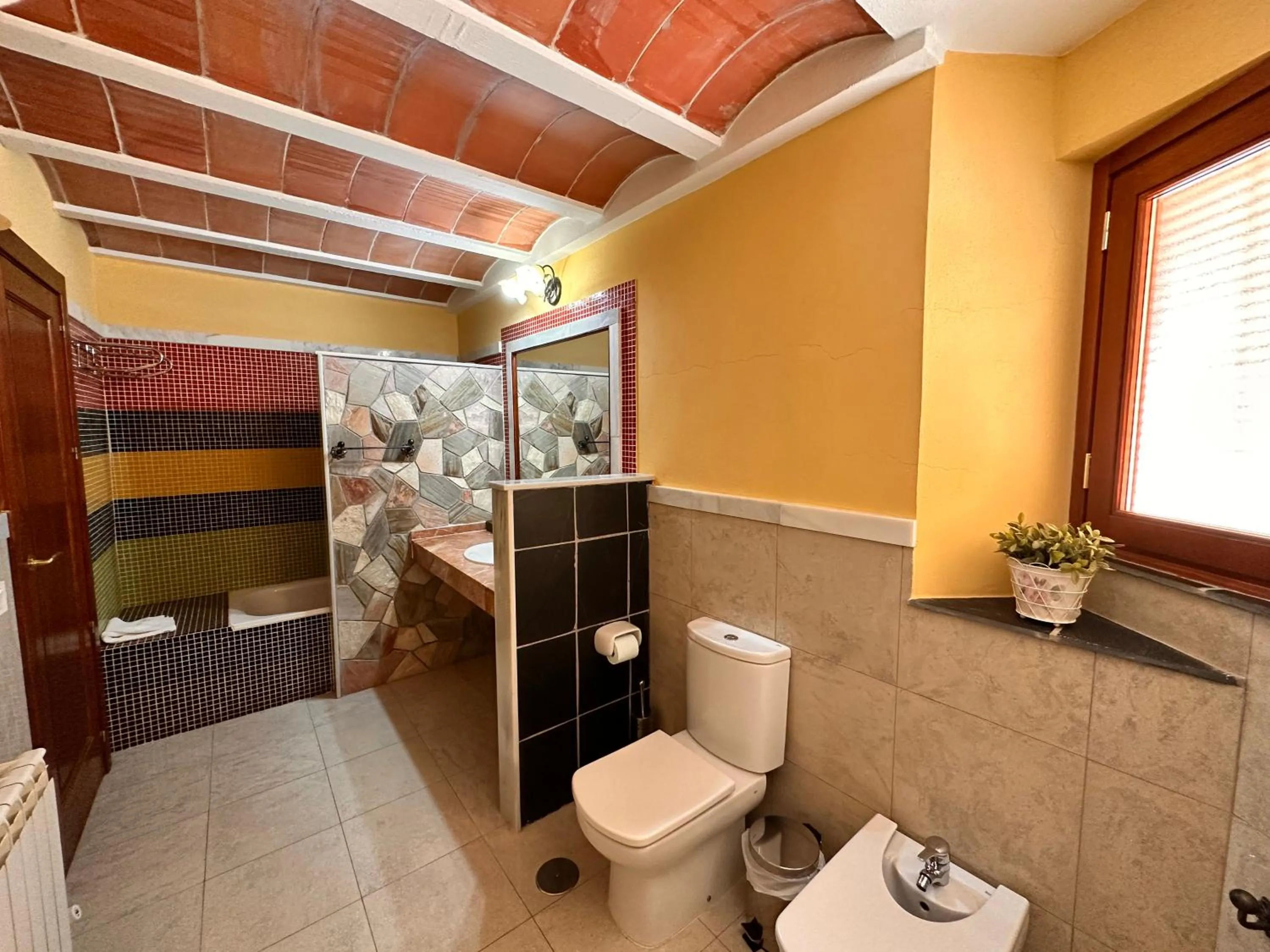 Toilet in Cuevas La Granja