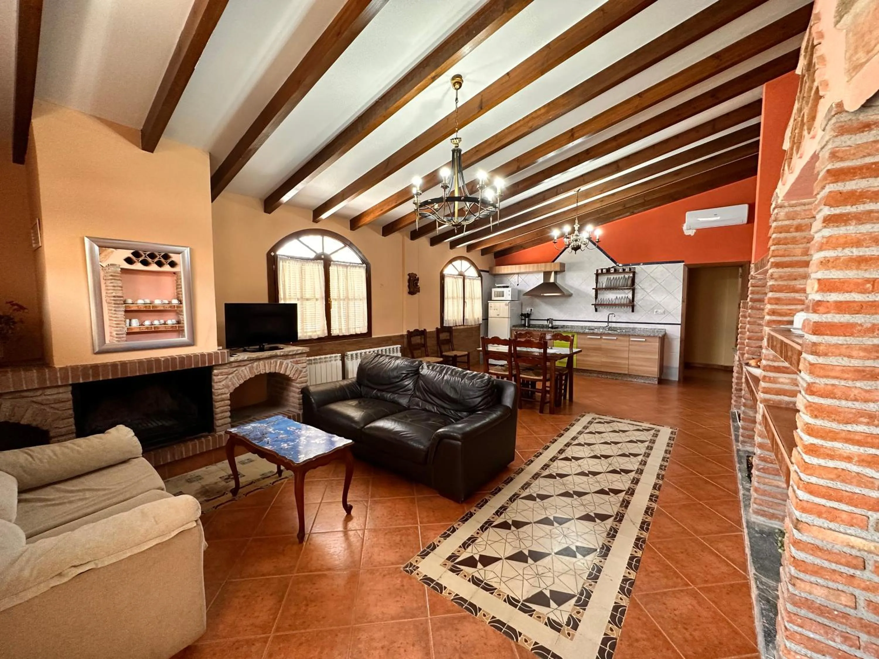 Living room in Cuevas La Granja