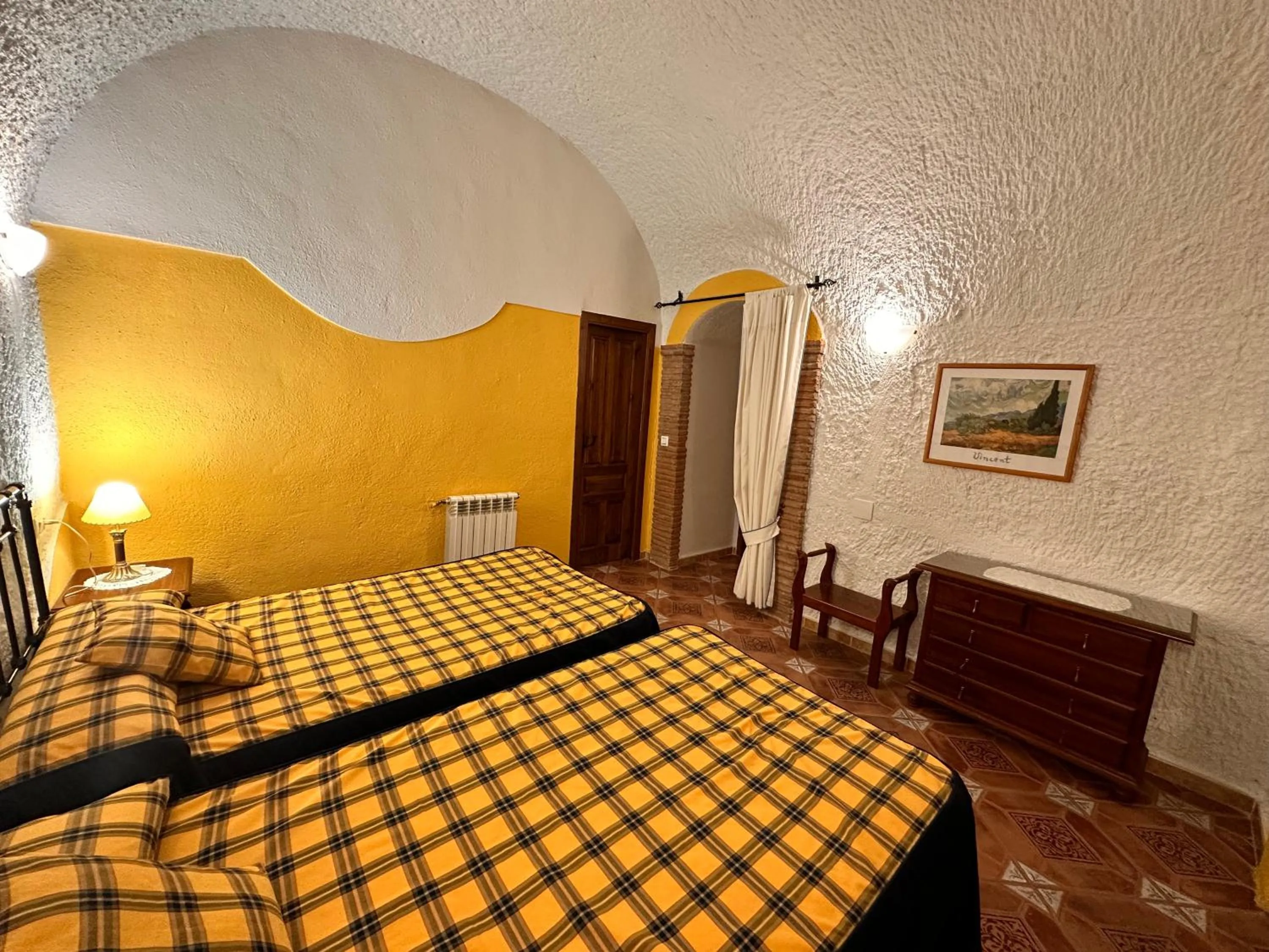 Bedroom, Bed in Cuevas La Granja