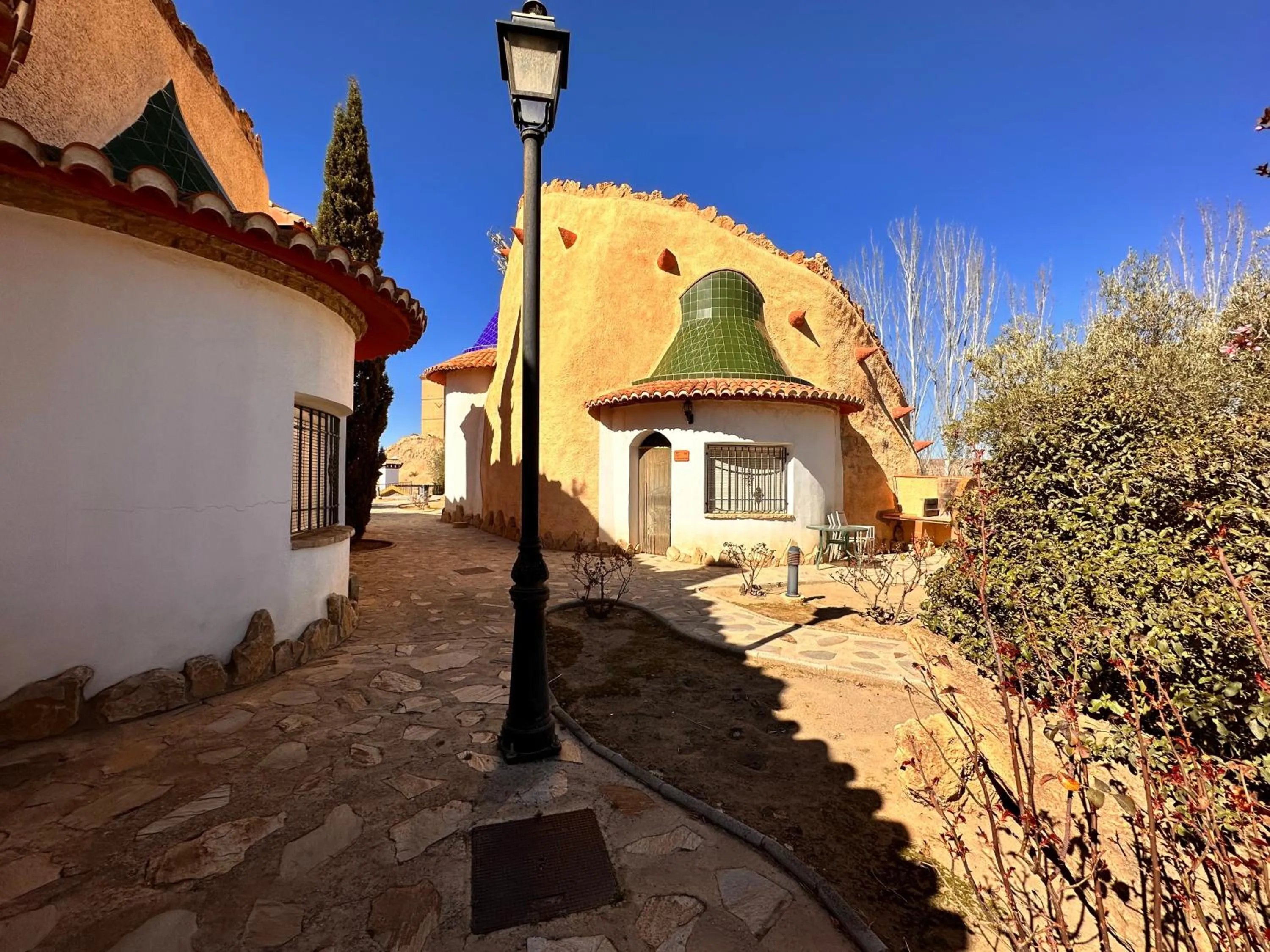 Facade/entrance in Cuevas La Granja
