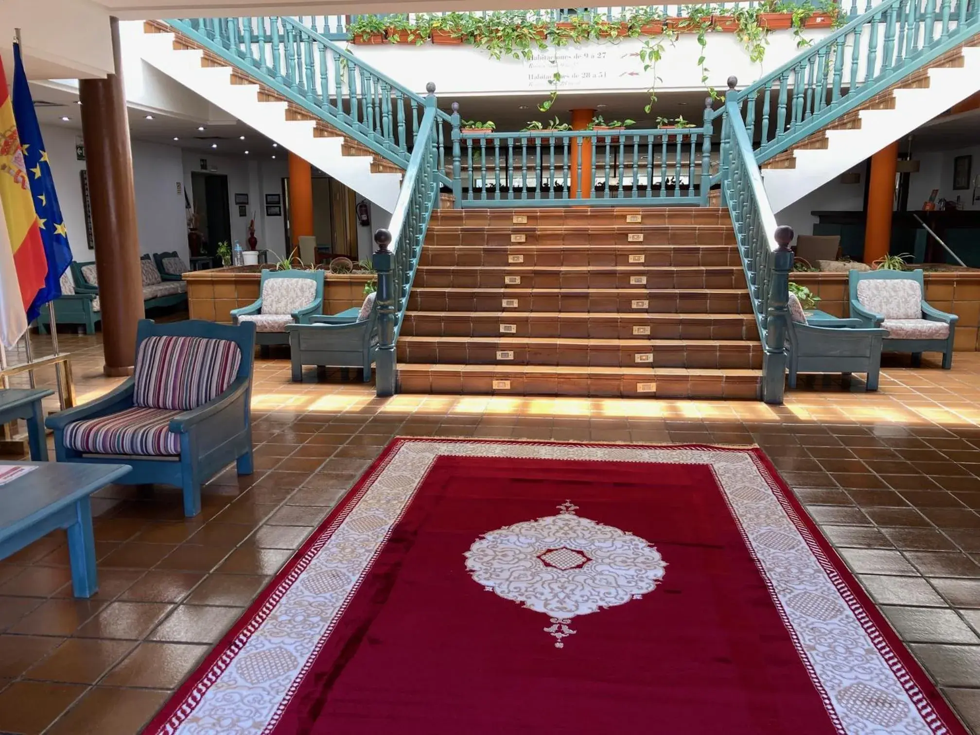 Lobby or reception in Hotel Almagro Lobby or reception in Hotel Almagro