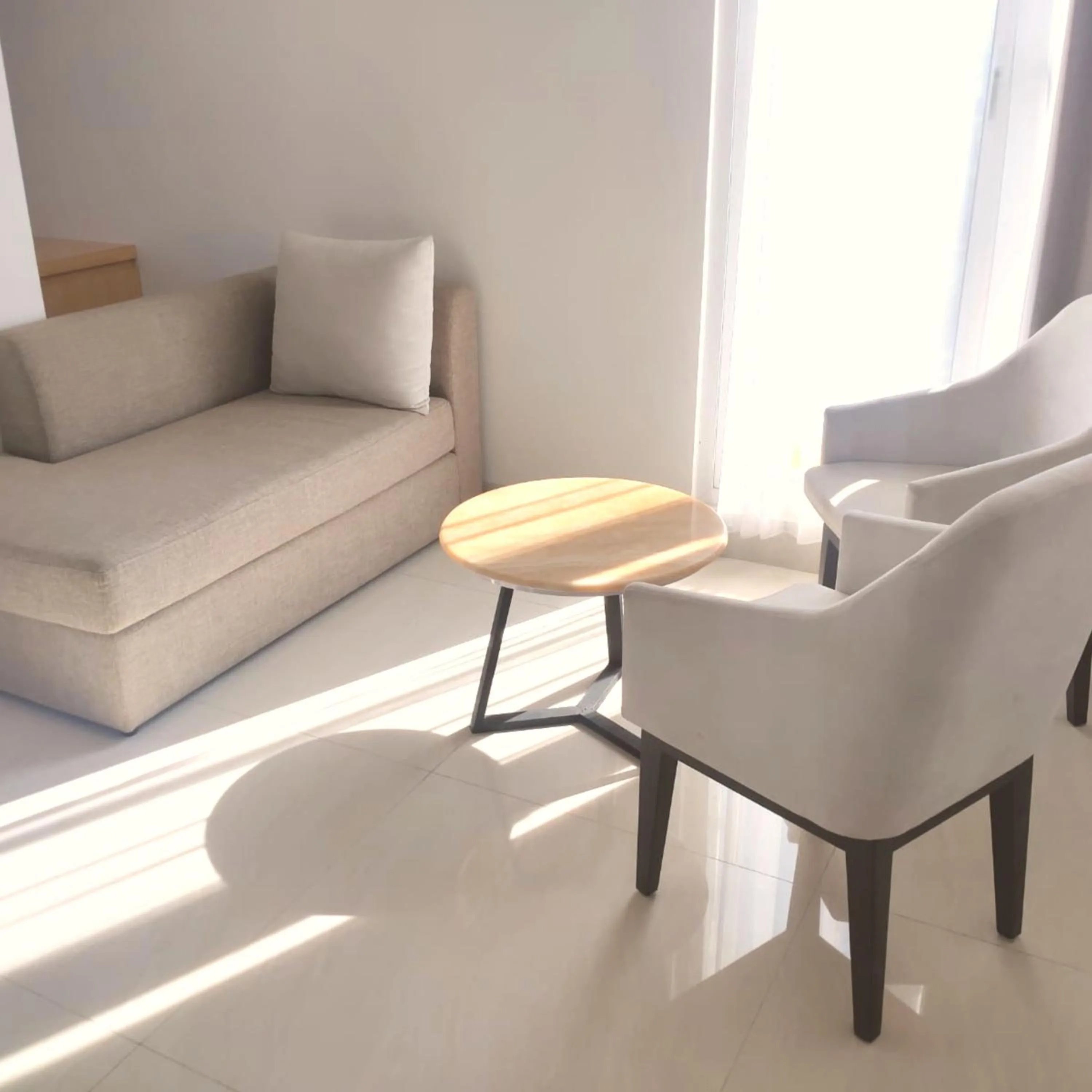 Living room in Surabaya River View Hotel