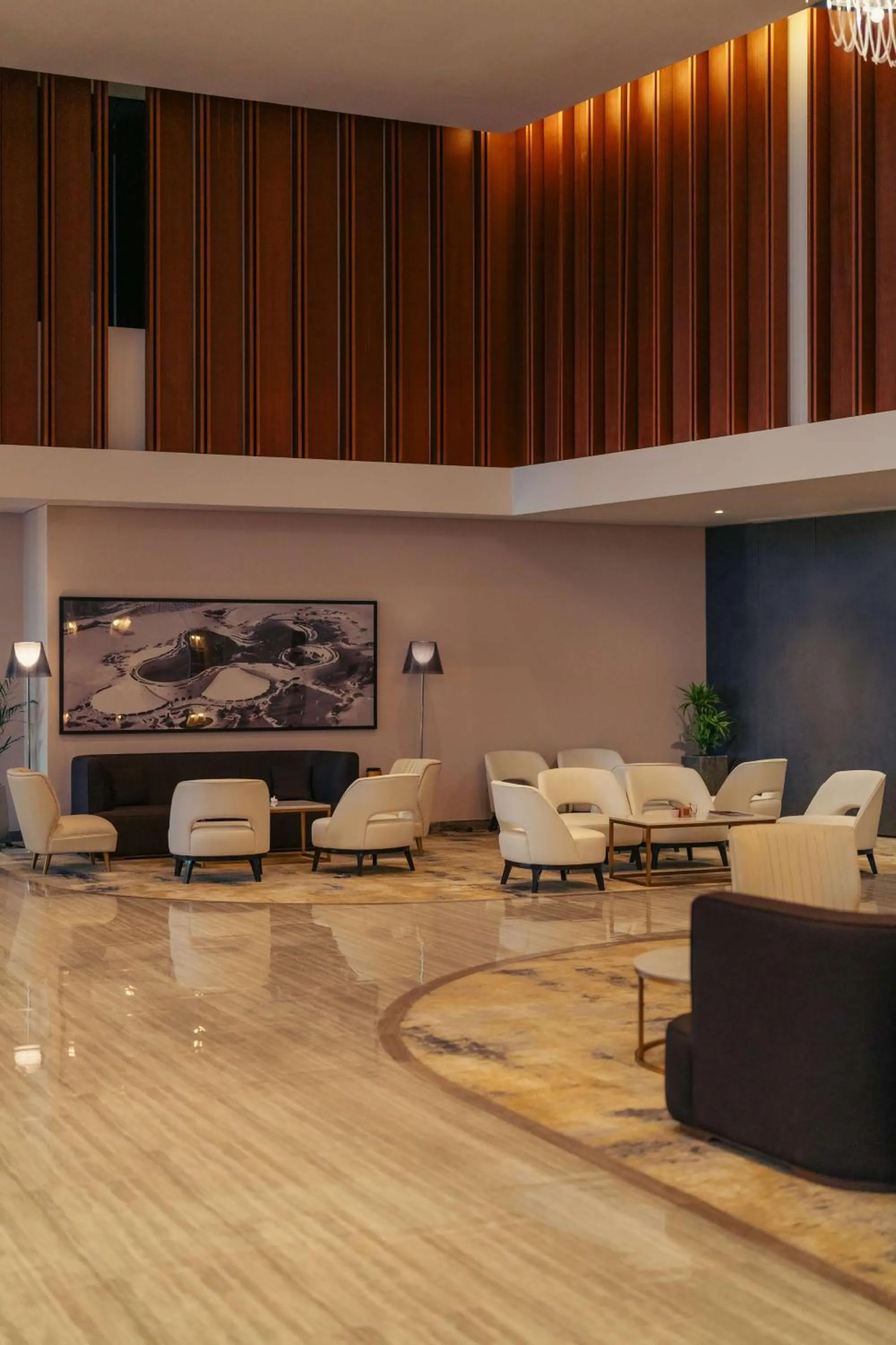 Lobby or reception in Radisson Blu Hotel Riyadh Convention and Exhibition Center
