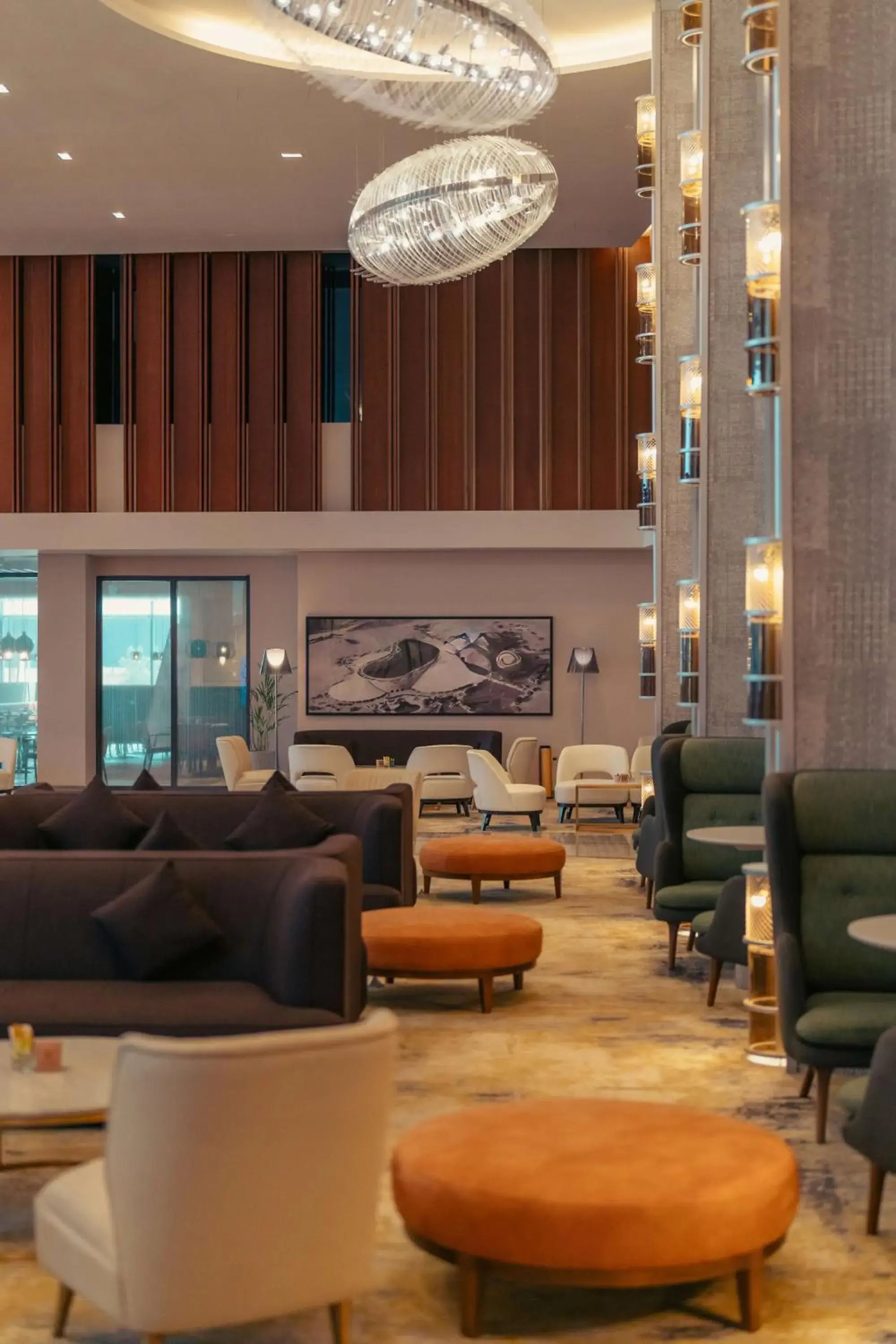 Lobby or reception in Radisson Blu Hotel Riyadh Convention and Exhibition Center Lobby or reception in Radisson Blu Hotel Riyadh Convention and Exhibition Center