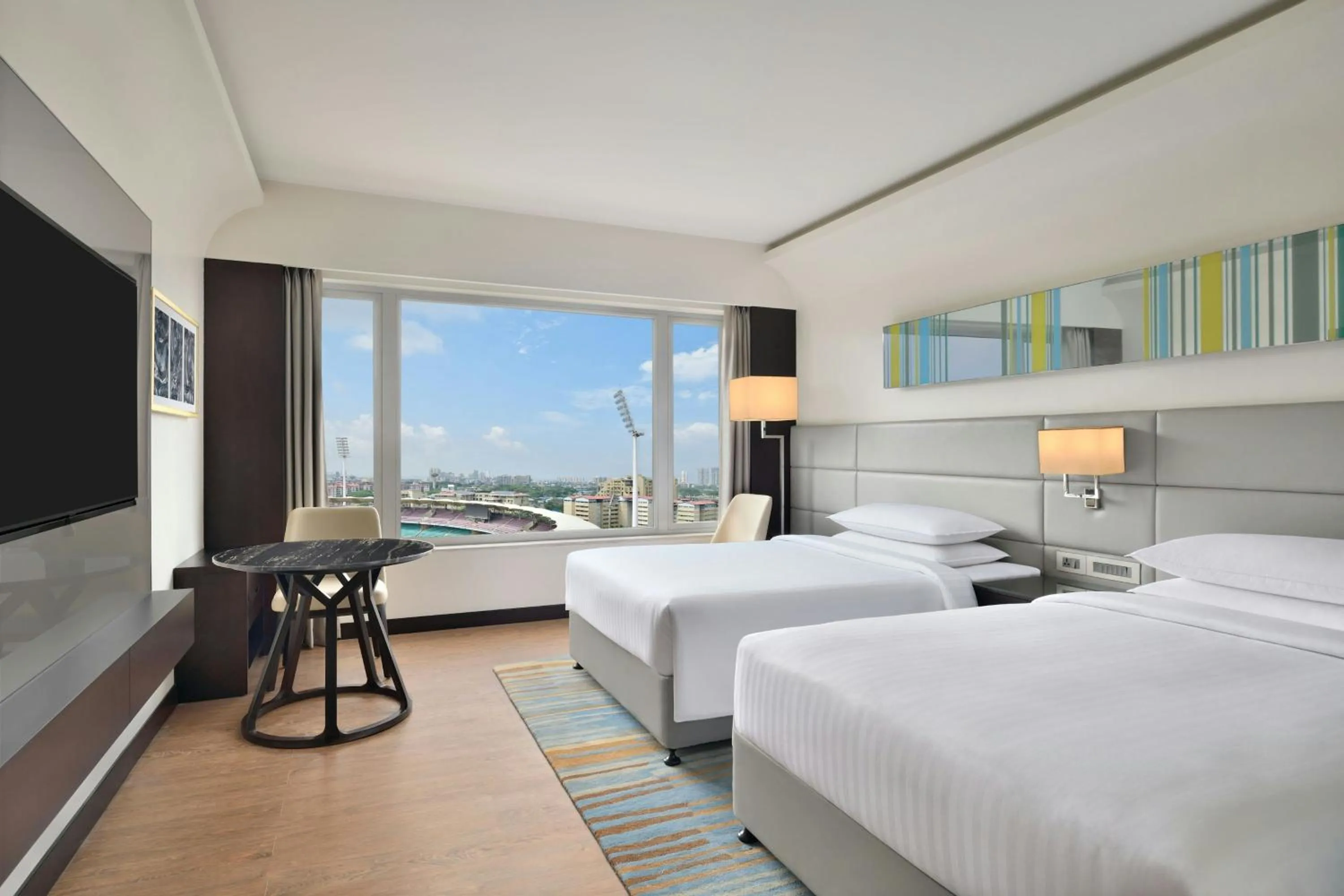 Photo of the whole room, Bed in Courtyard by Marriott Navi Mumbai