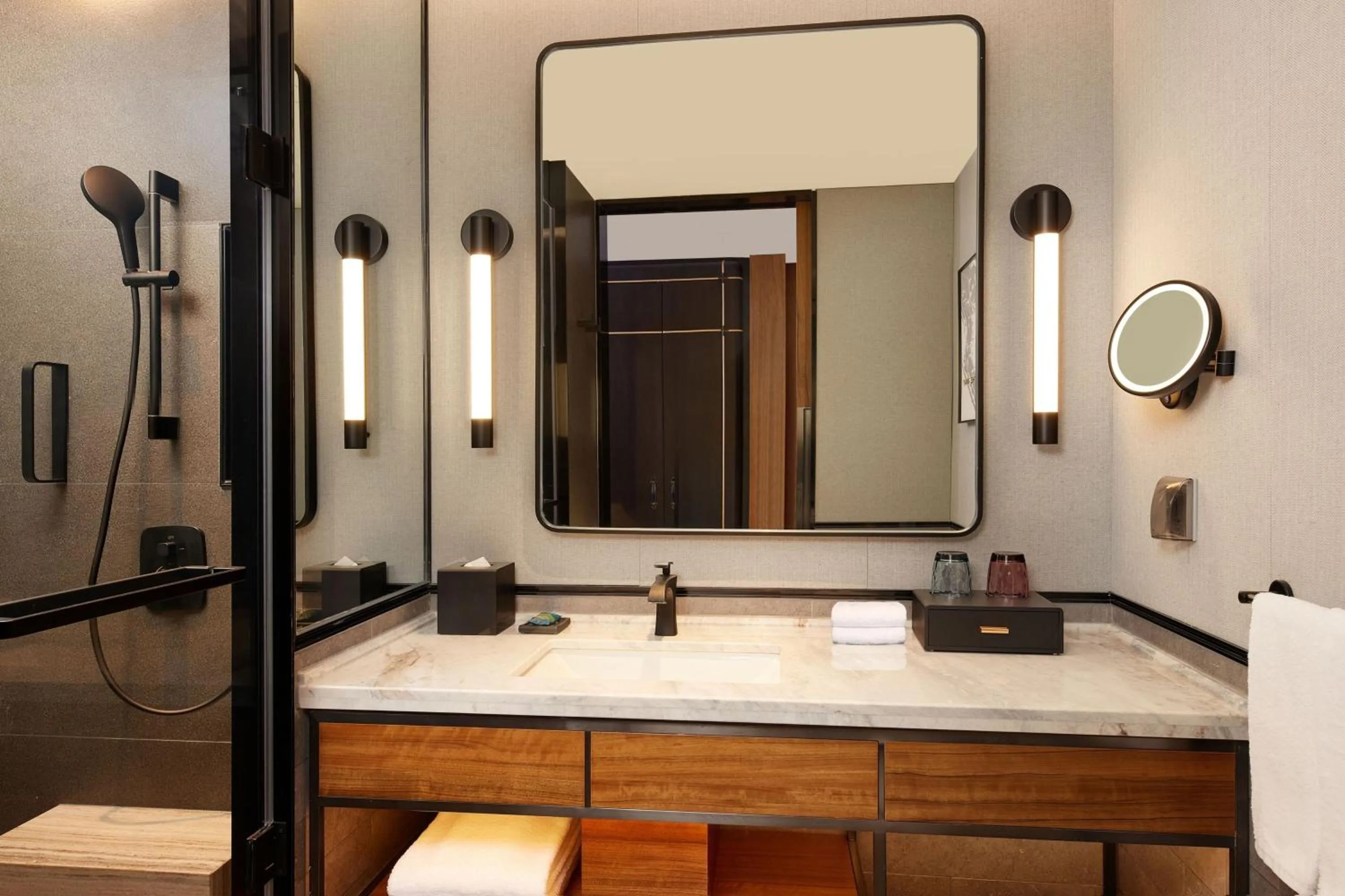 Bathroom in Four Points by Sheraton Yiyang