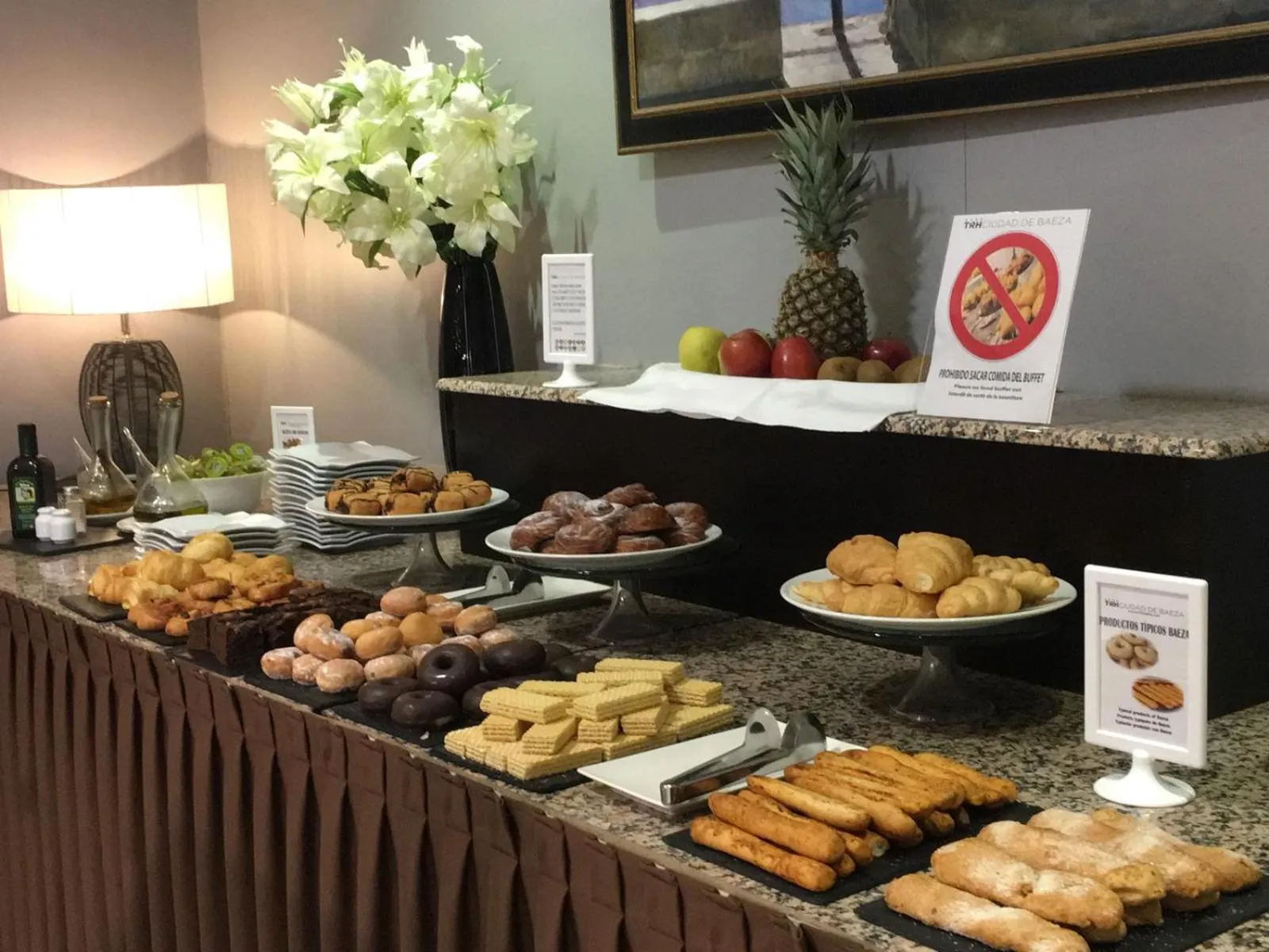 Food close-up in TRH Ciudad de Baeza