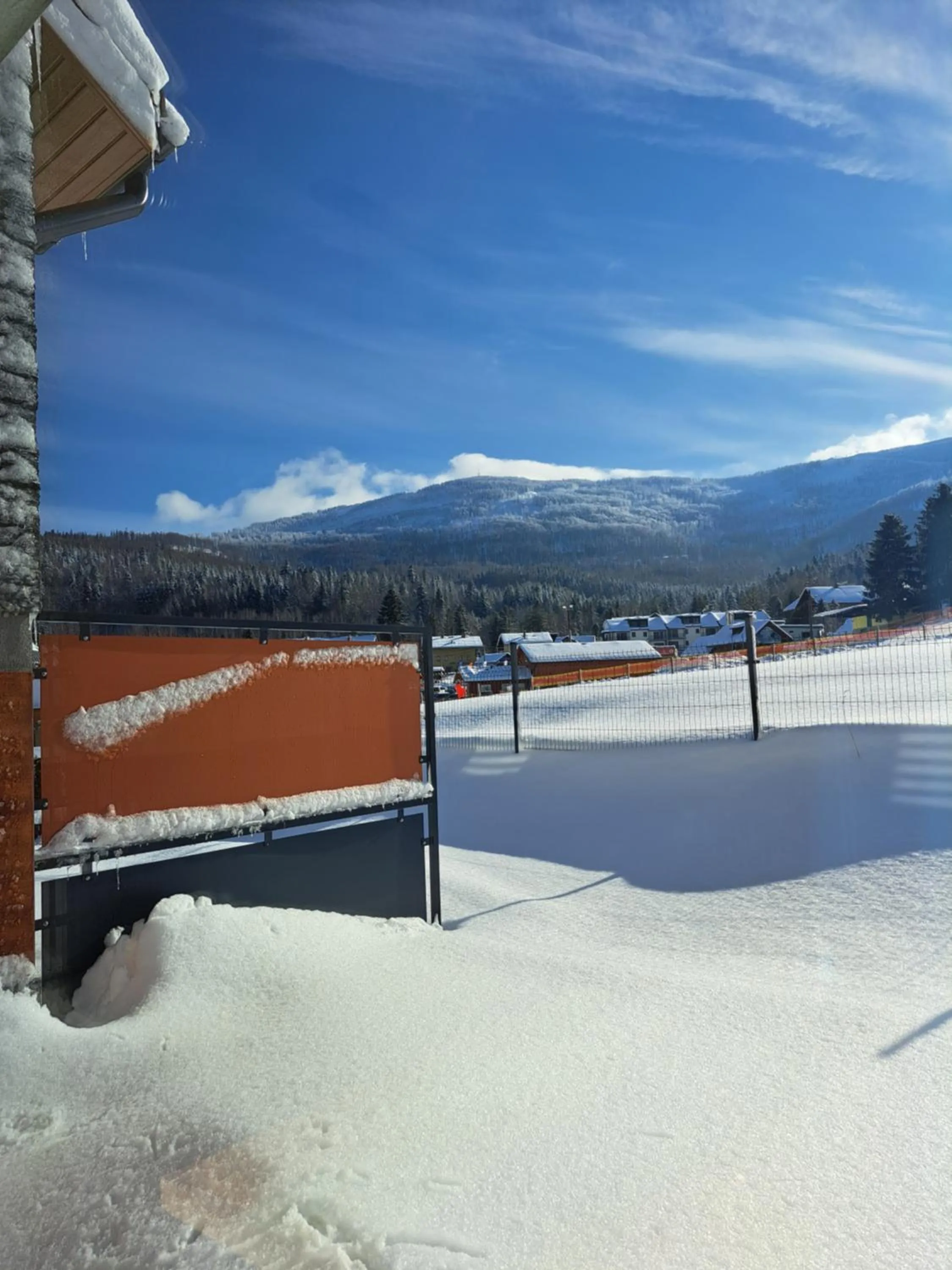 Mountain view in Nad Lipami - apartament z tarasem blisko stoku Sczyrk