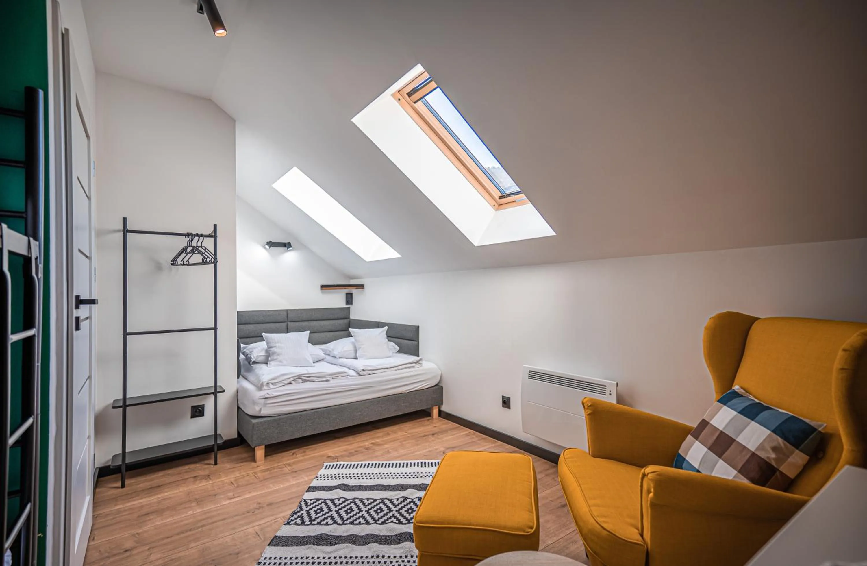 Bed in Nad Lipami - apartament z tarasem blisko stoku Sczyrk