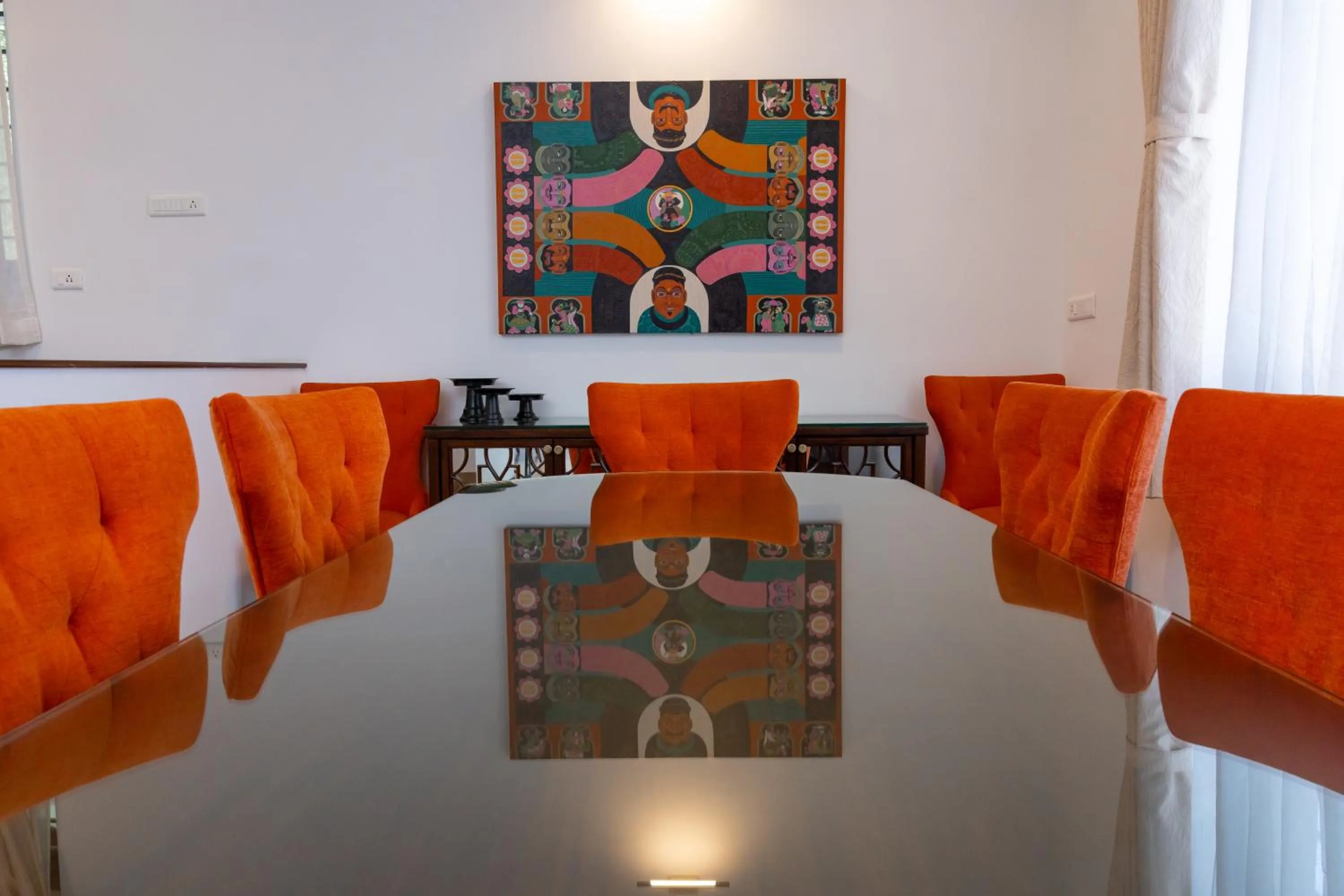 Dining area in Dvara Luxury Resort Kodaikanal