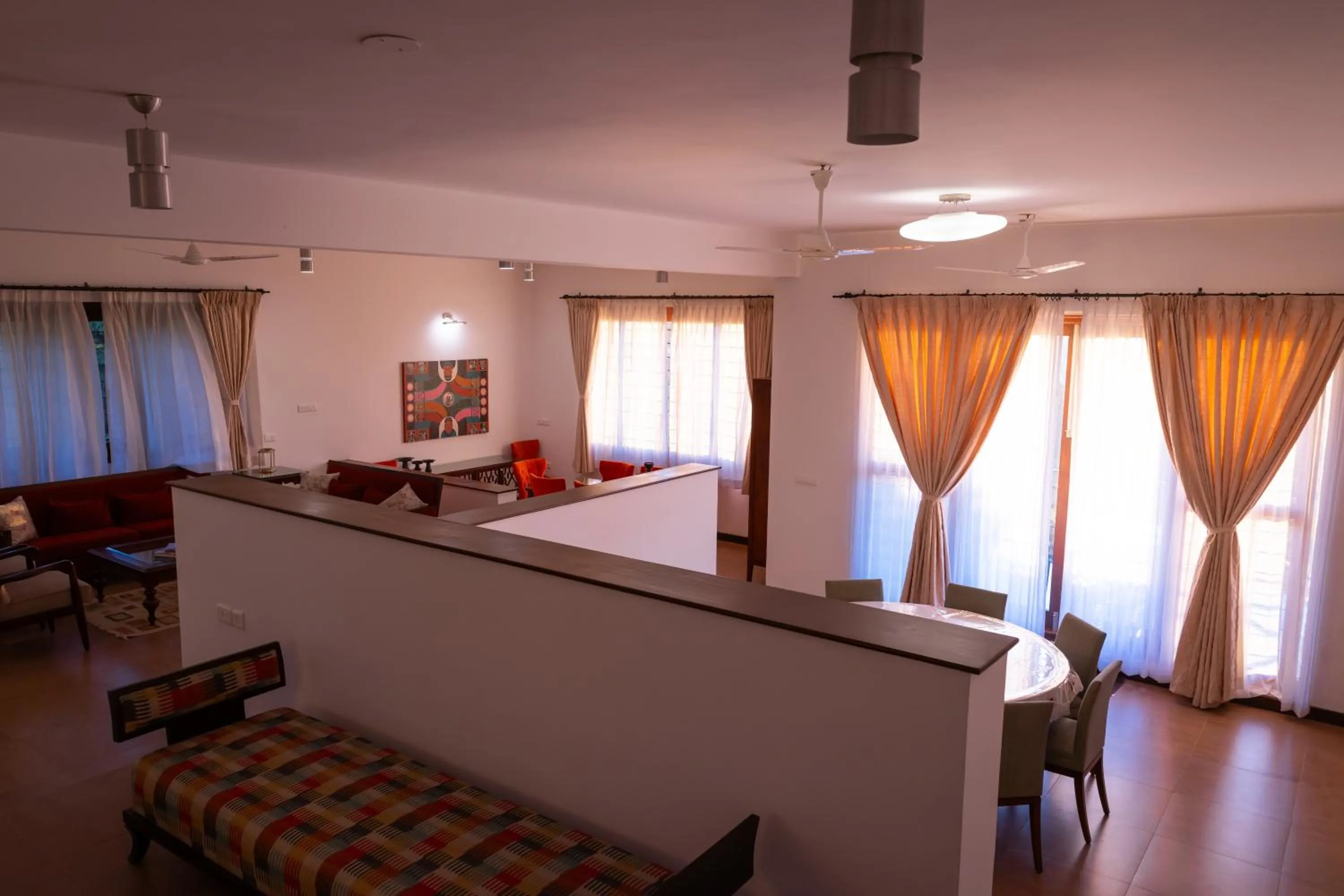 Living room in Dvara Luxury Resort Kodaikanal