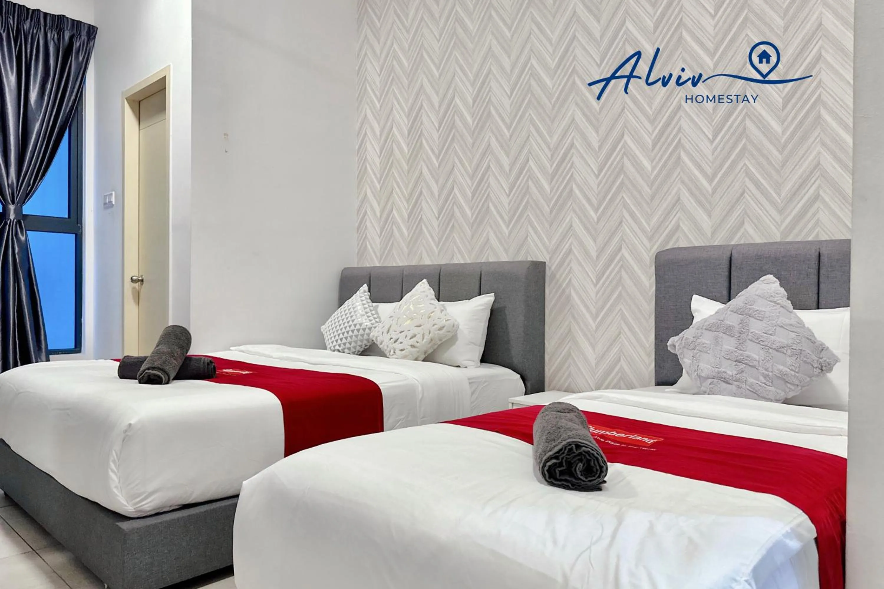Bedroom, Bed in Atlantis Melaka I 5-10pax I 5min JonkerSt BY Alviv Management