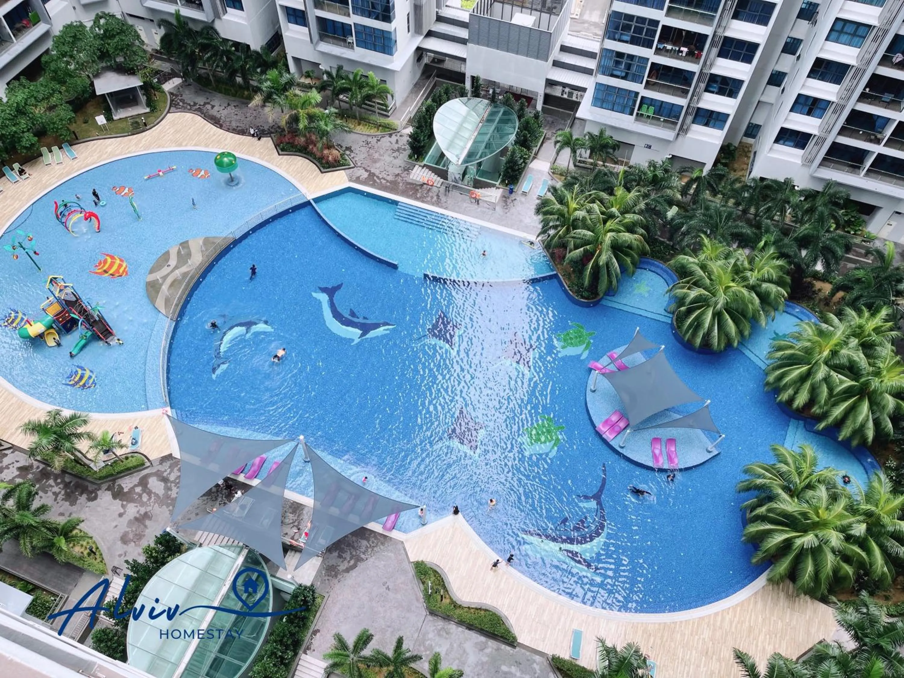 Swimming pool in Atlantis Melaka I 5-10pax I 5min JonkerSt BY Alviv Management