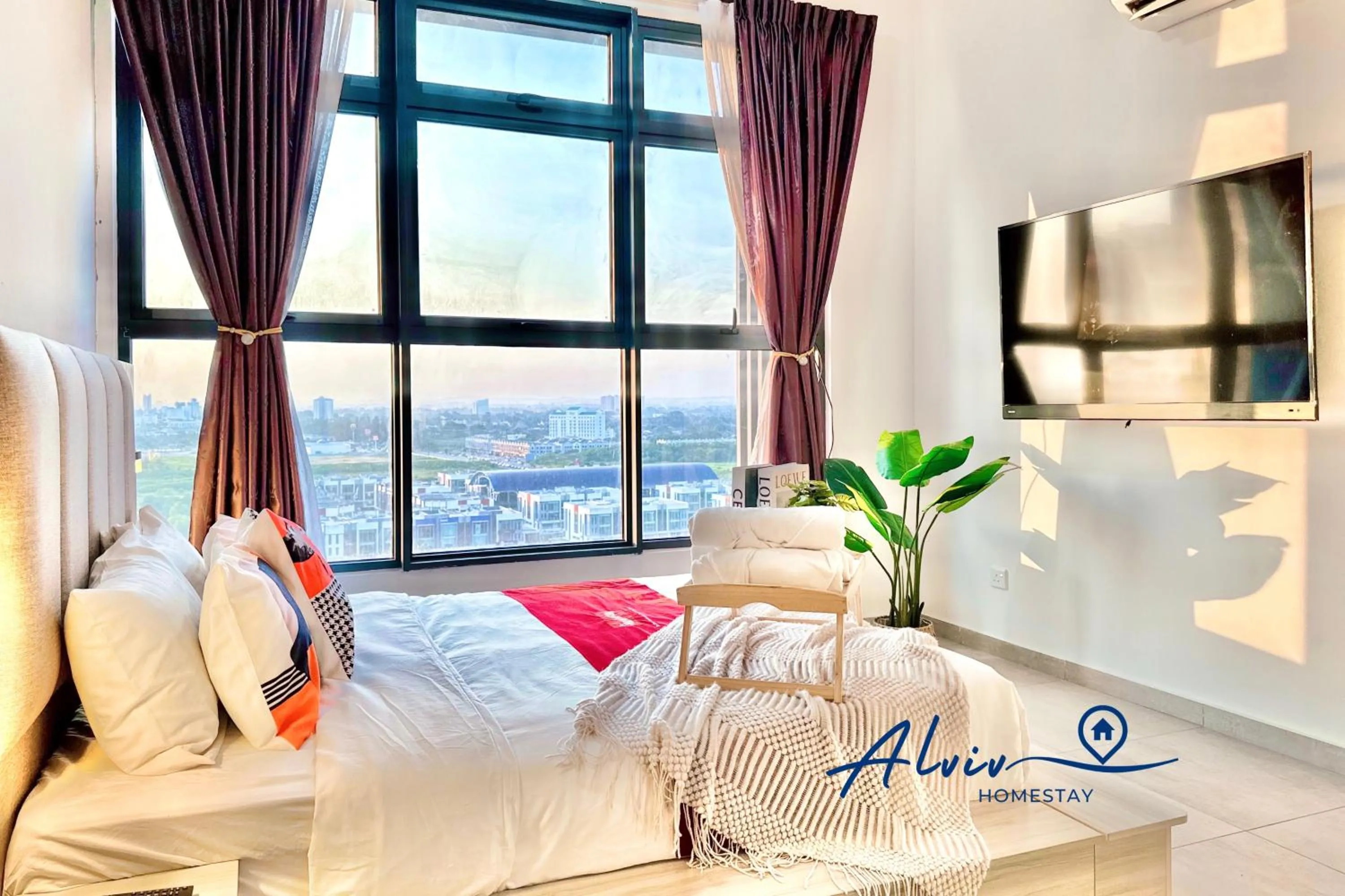 Bedroom, Bed in Atlantis Melaka I 5-10pax I 5min JonkerSt BY Alviv Management
