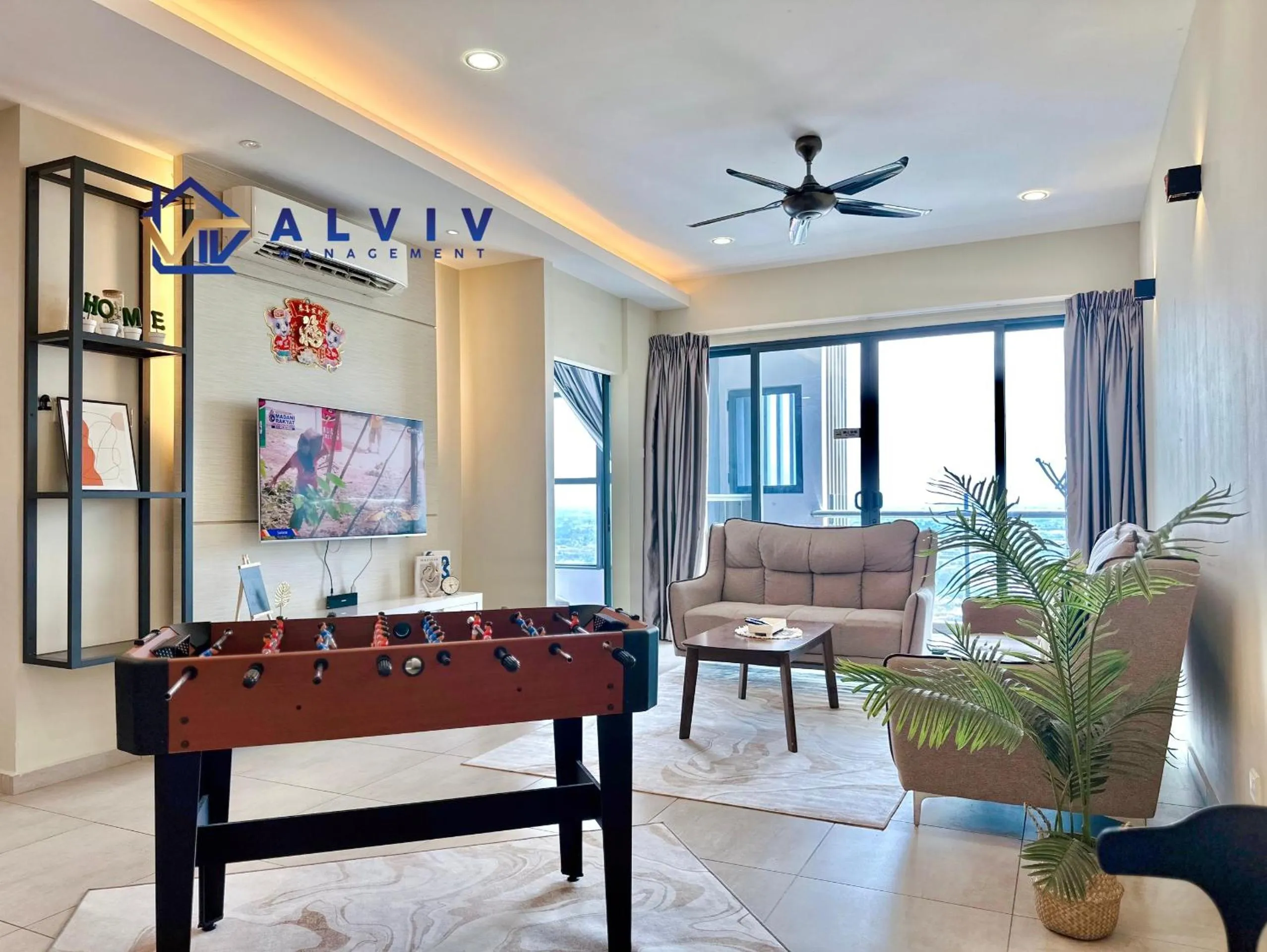 Living room in Atlantis Melaka I 5-10pax I 5min JonkerSt BY Alviv Management
