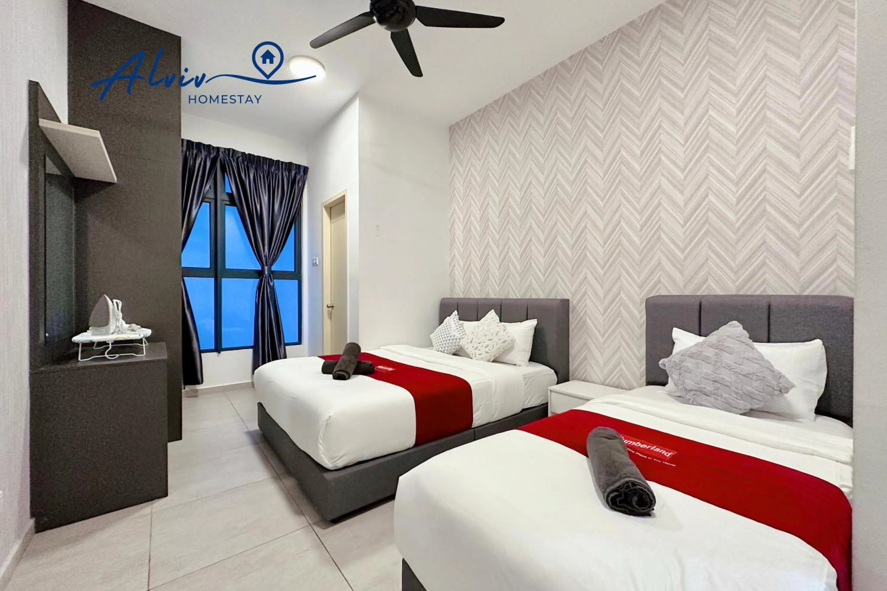 Bedroom, Bed in Atlantis Melaka I 5-10pax I 5min JonkerSt BY Alviv Management
