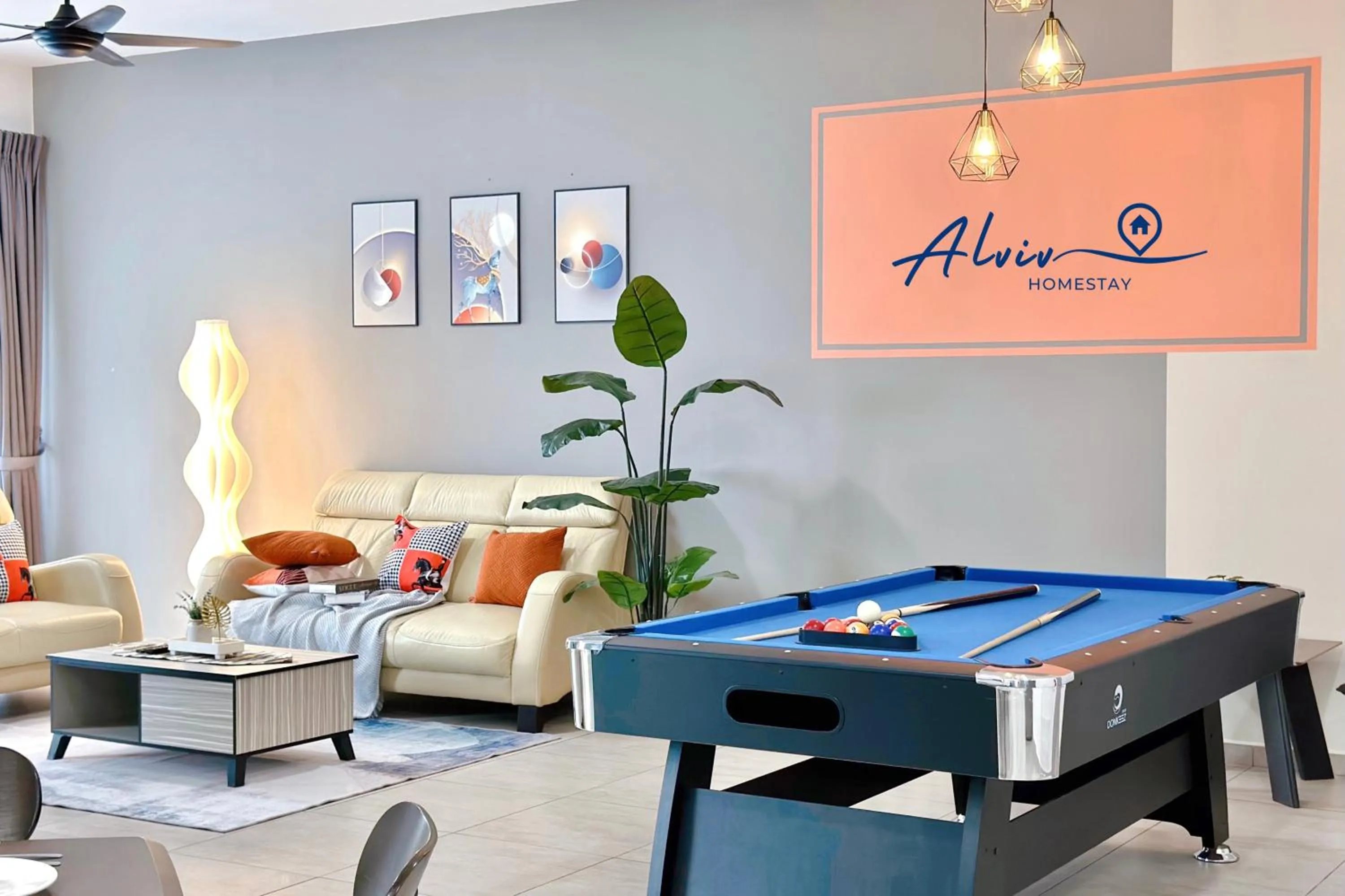 Living room in Atlantis Melaka I 5-10pax I 5min JonkerSt BY Alviv Management