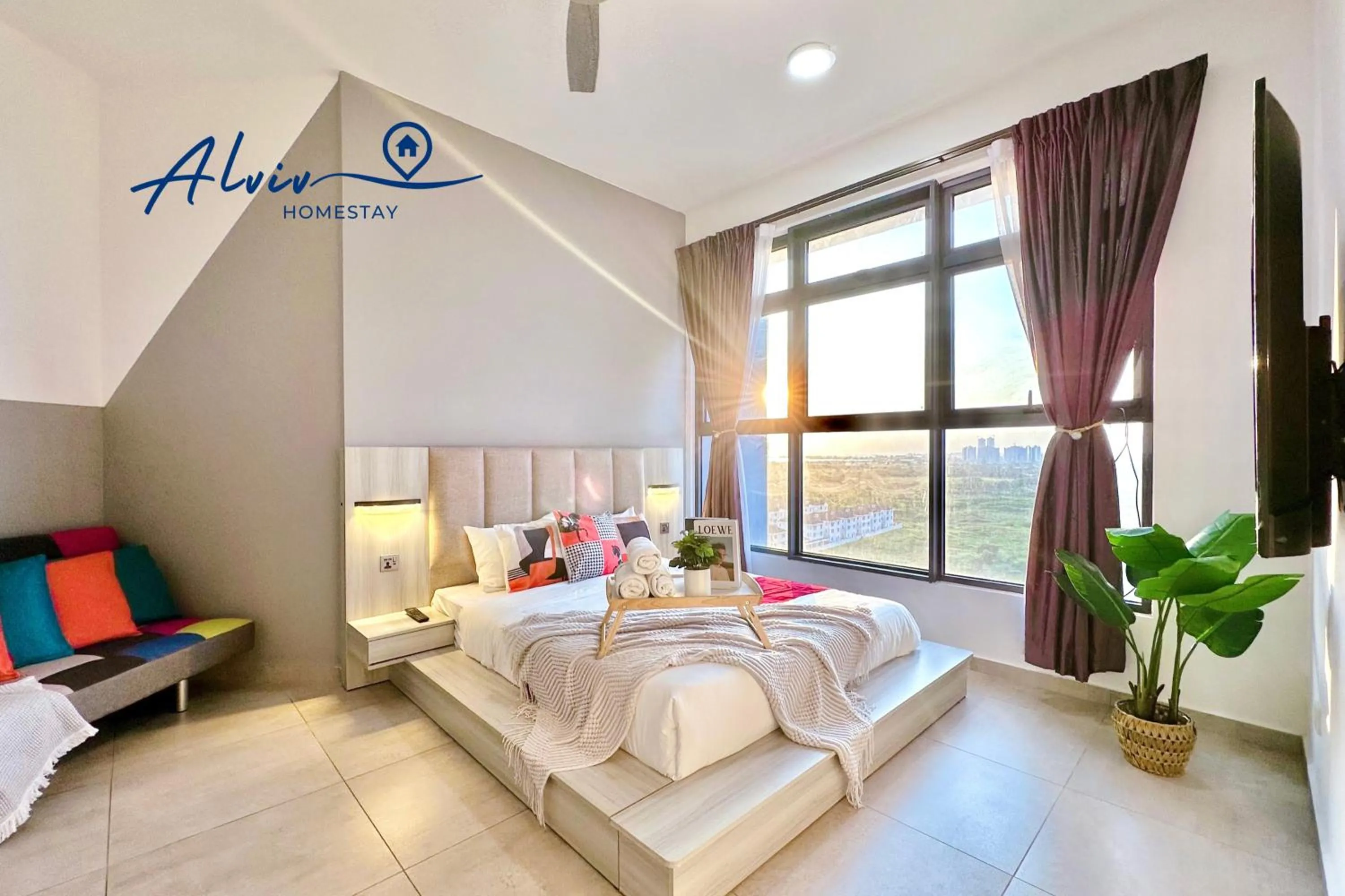 Bedroom, Bed in Atlantis Melaka I 5-10pax I 5min JonkerSt BY Alviv Management