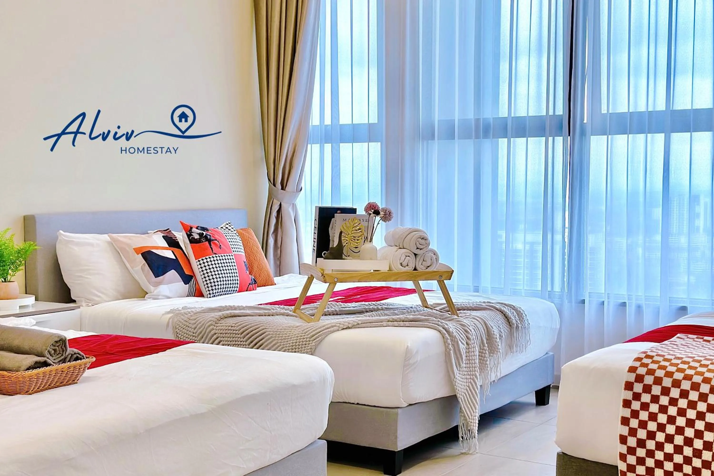 Bed in Atlantis Melaka I 5-10pax I 5min JonkerSt BY Alviv Management