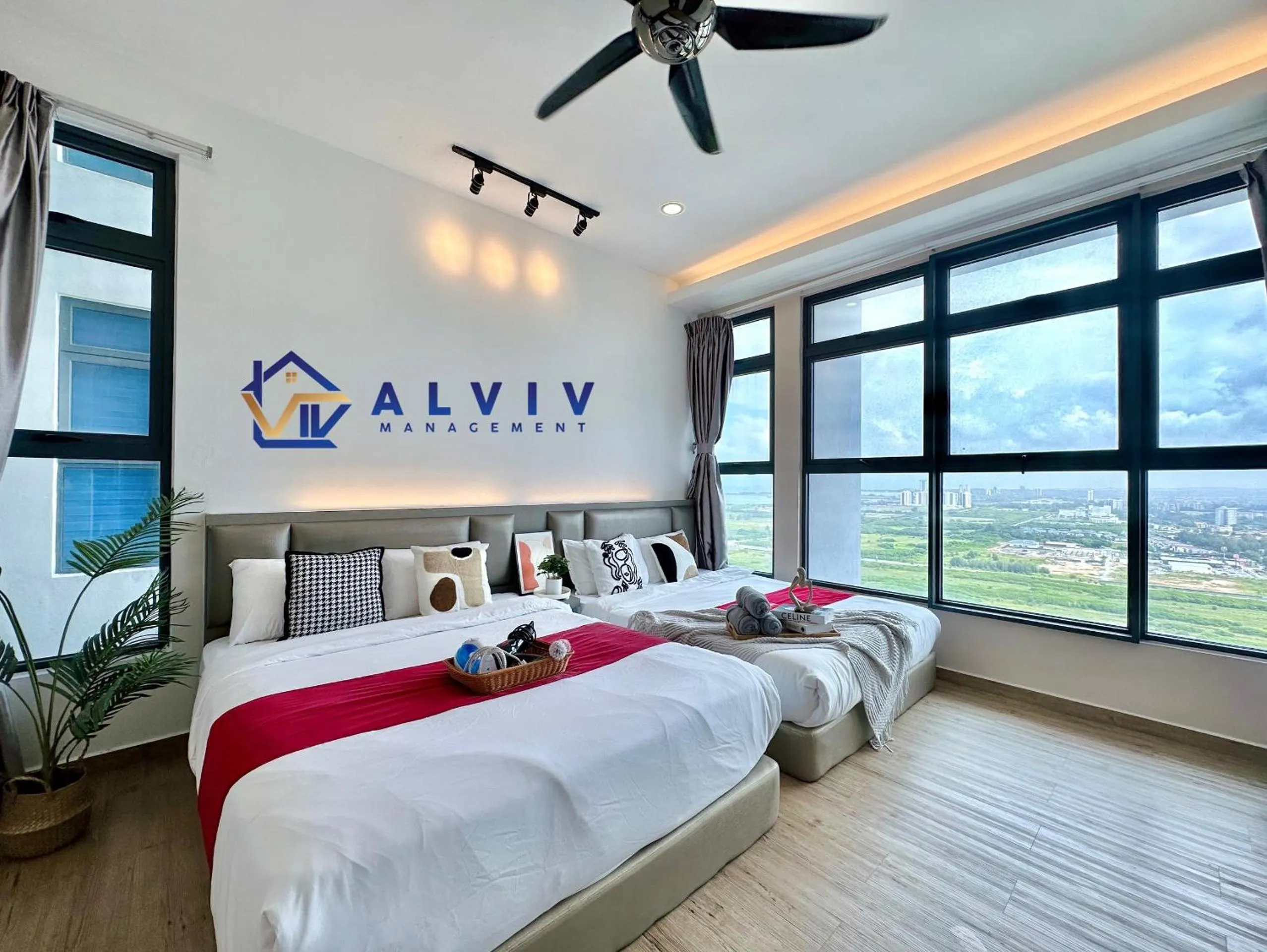 Bedroom, Bed in Atlantis Melaka I 5-10pax I 5min JonkerSt BY Alviv Management
