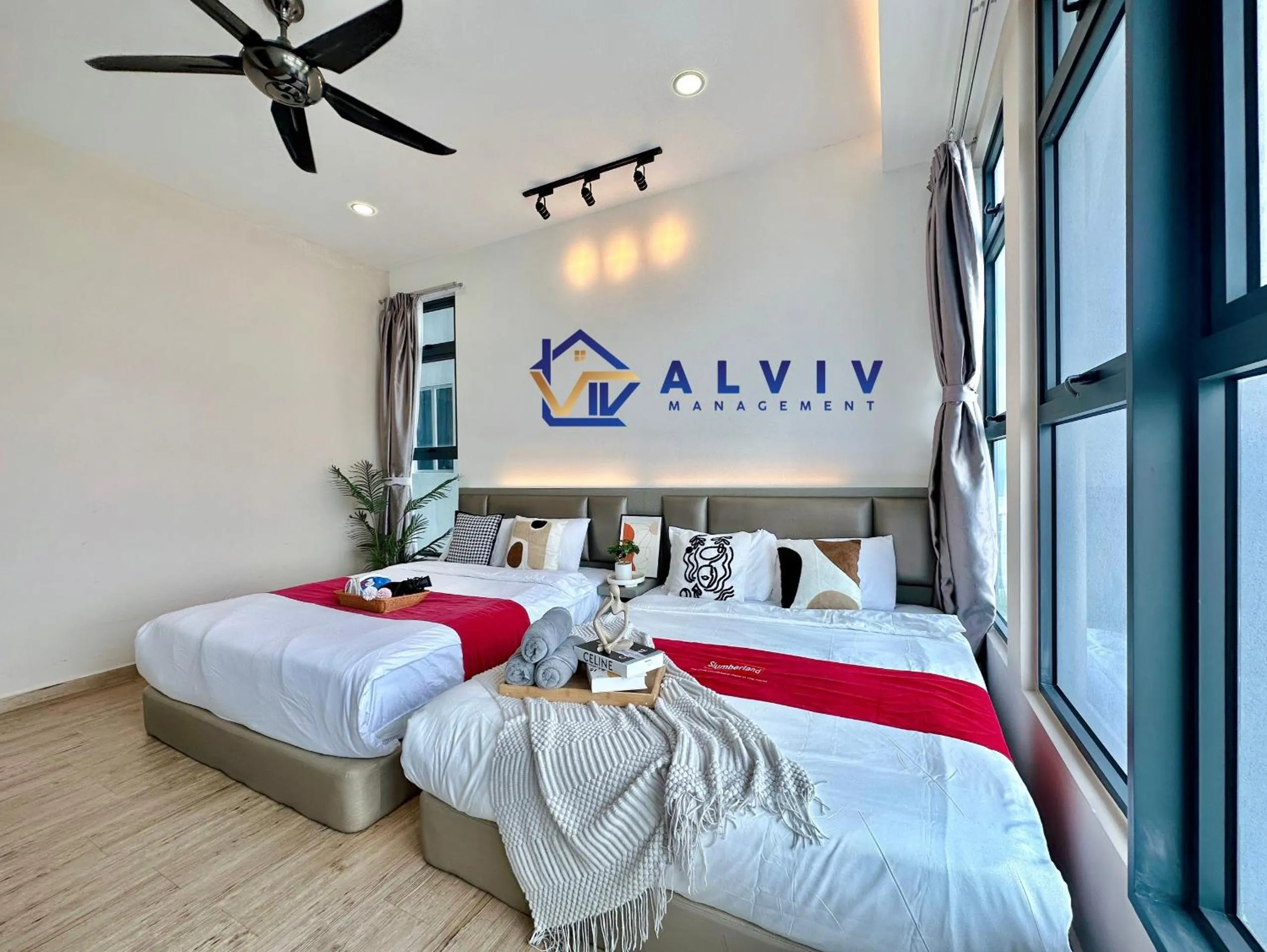 Bedroom, Bed in Atlantis Melaka I 5-10pax I 5min JonkerSt BY Alviv Management