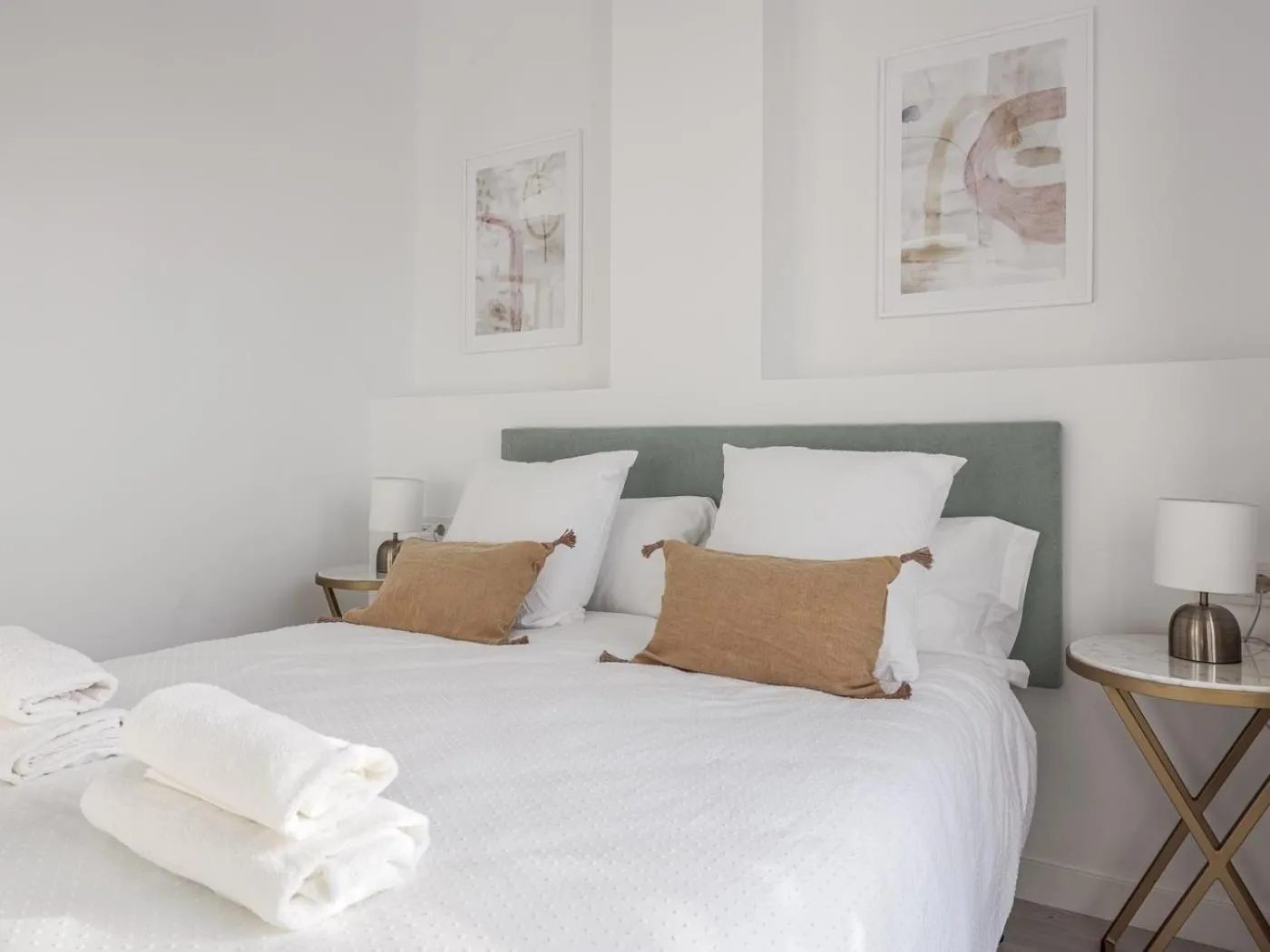Bed in Uxama Sevilla Luxury Penthouse en Triana - Terraza y parking privados - piscina