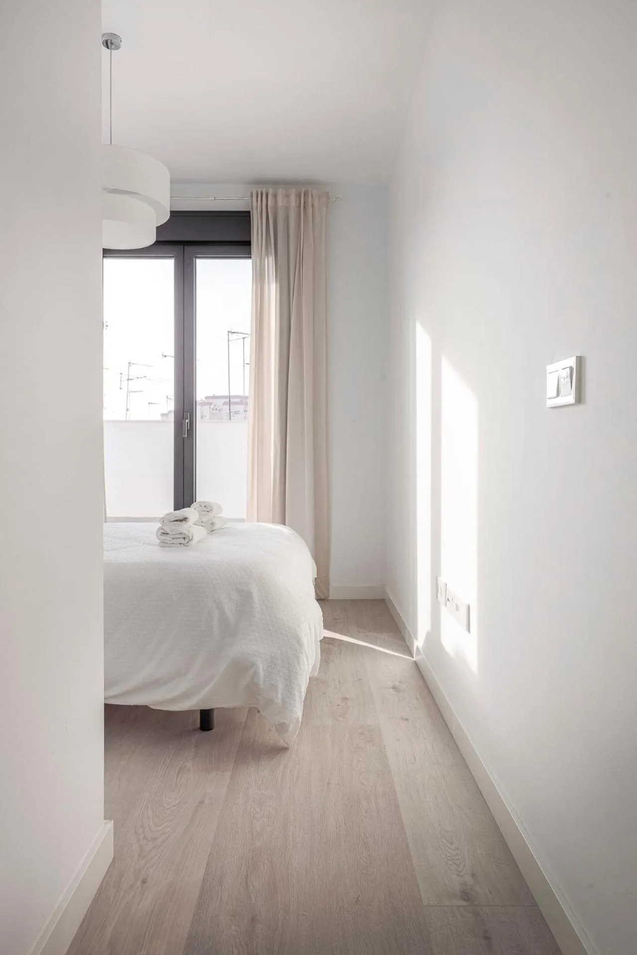 Bed in Uxama Sevilla Luxury Penthouse en Triana - Terraza y parking privados - piscina